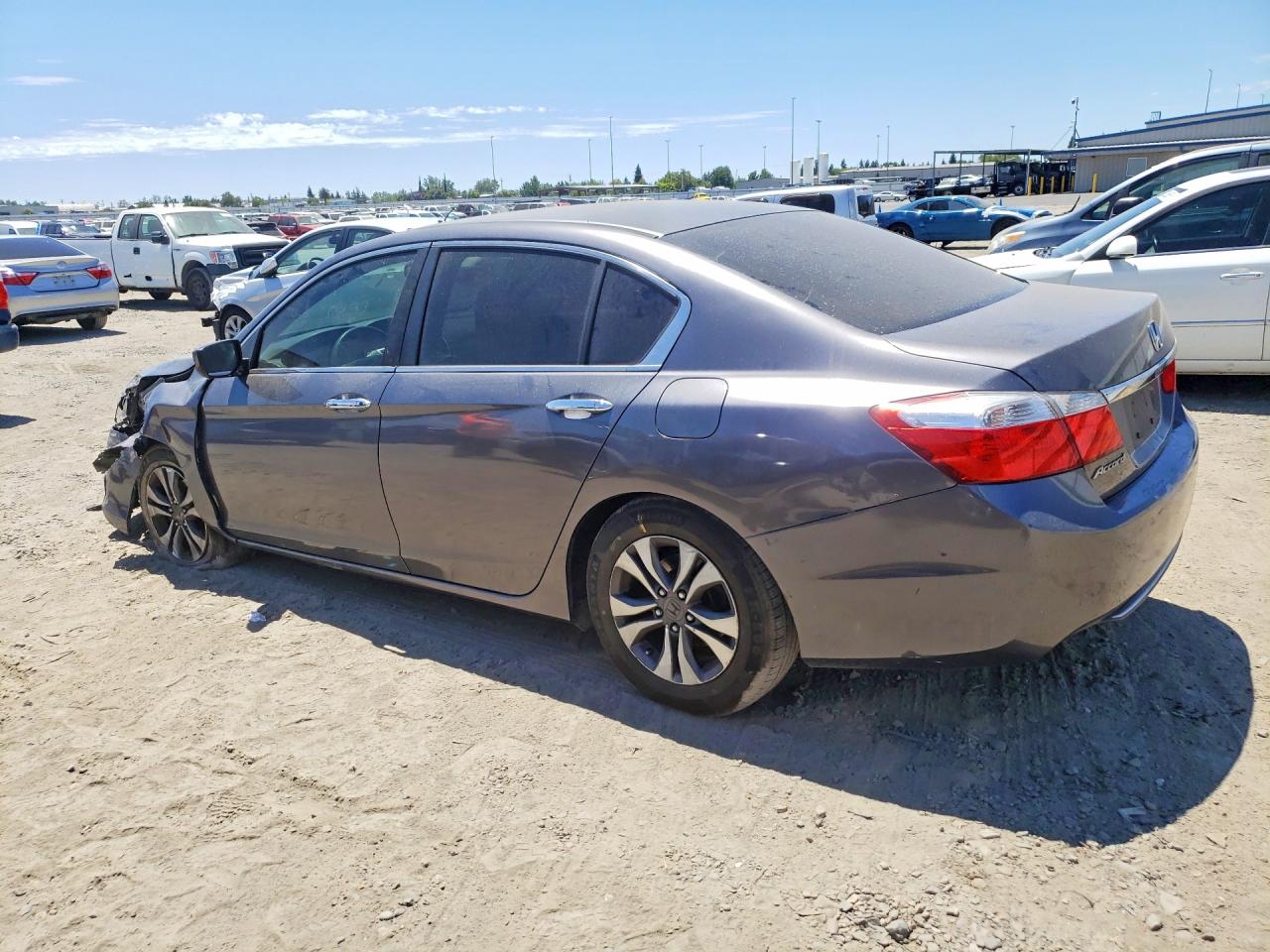 2013 Honda Accord Lx Gray vin: 1HGCR2F3XDA190486