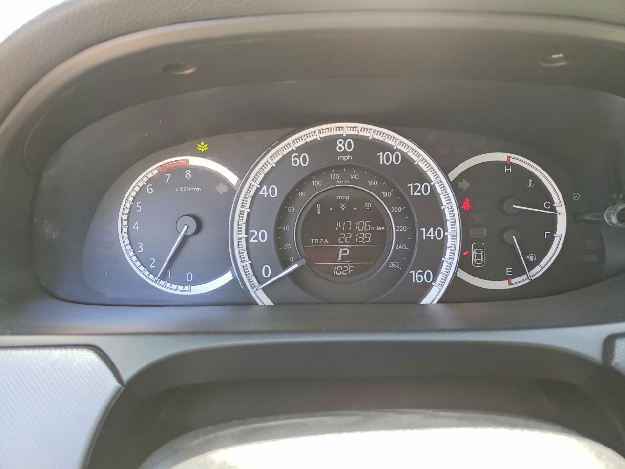 2013 Honda Accord Lx Gray vin: 1HGCR2F3XDA190486