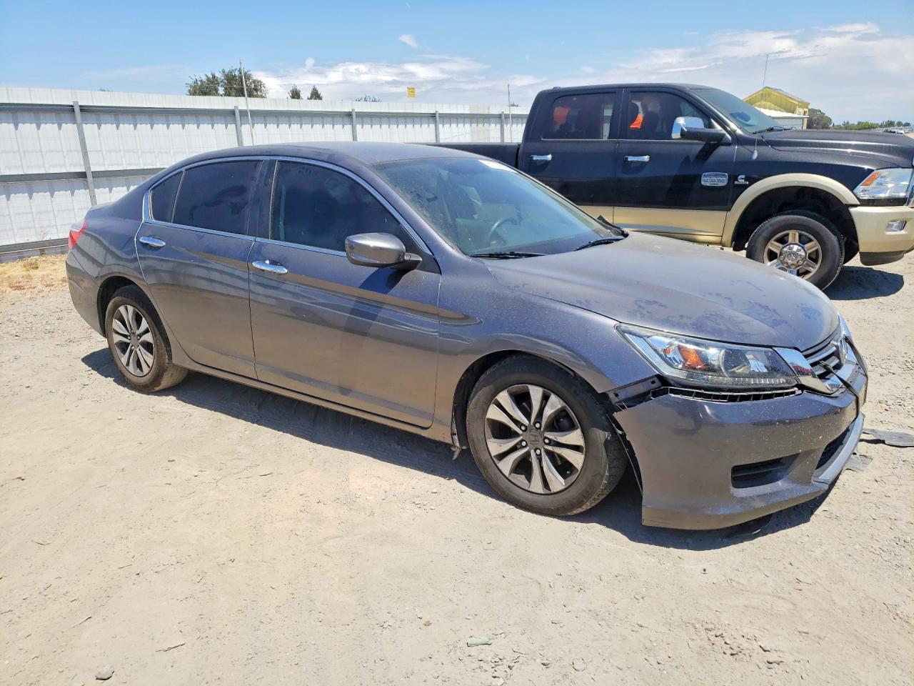2013 Honda Accord Lx Gray vin: 1HGCR2F3XDA190486