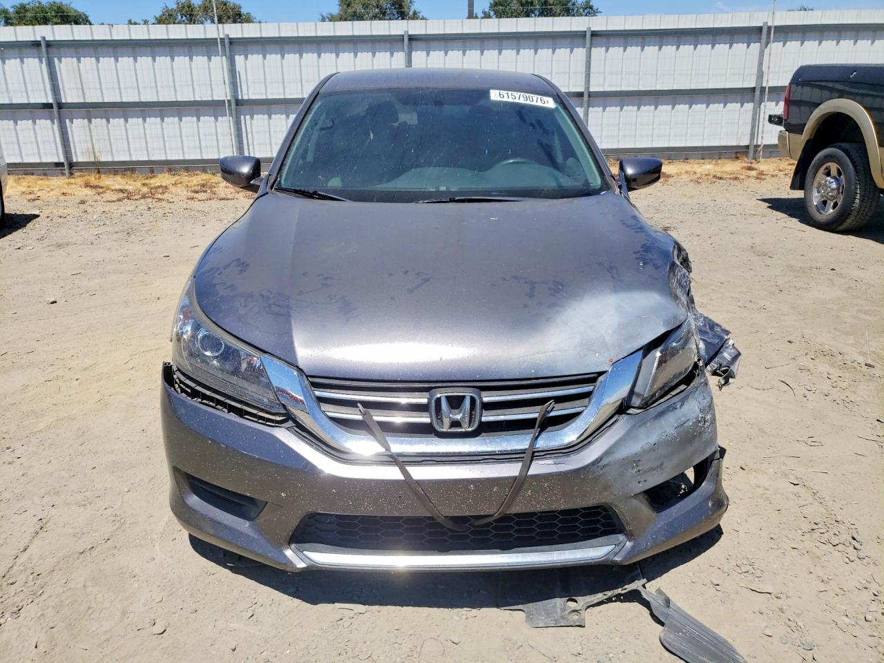2013 Honda Accord Lx Gray vin: 1HGCR2F3XDA190486