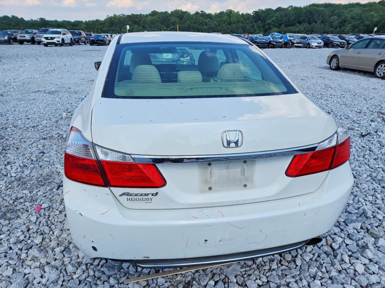 2013 Honda Accord Lx White vin: 1HGCR2F3XDA217332
