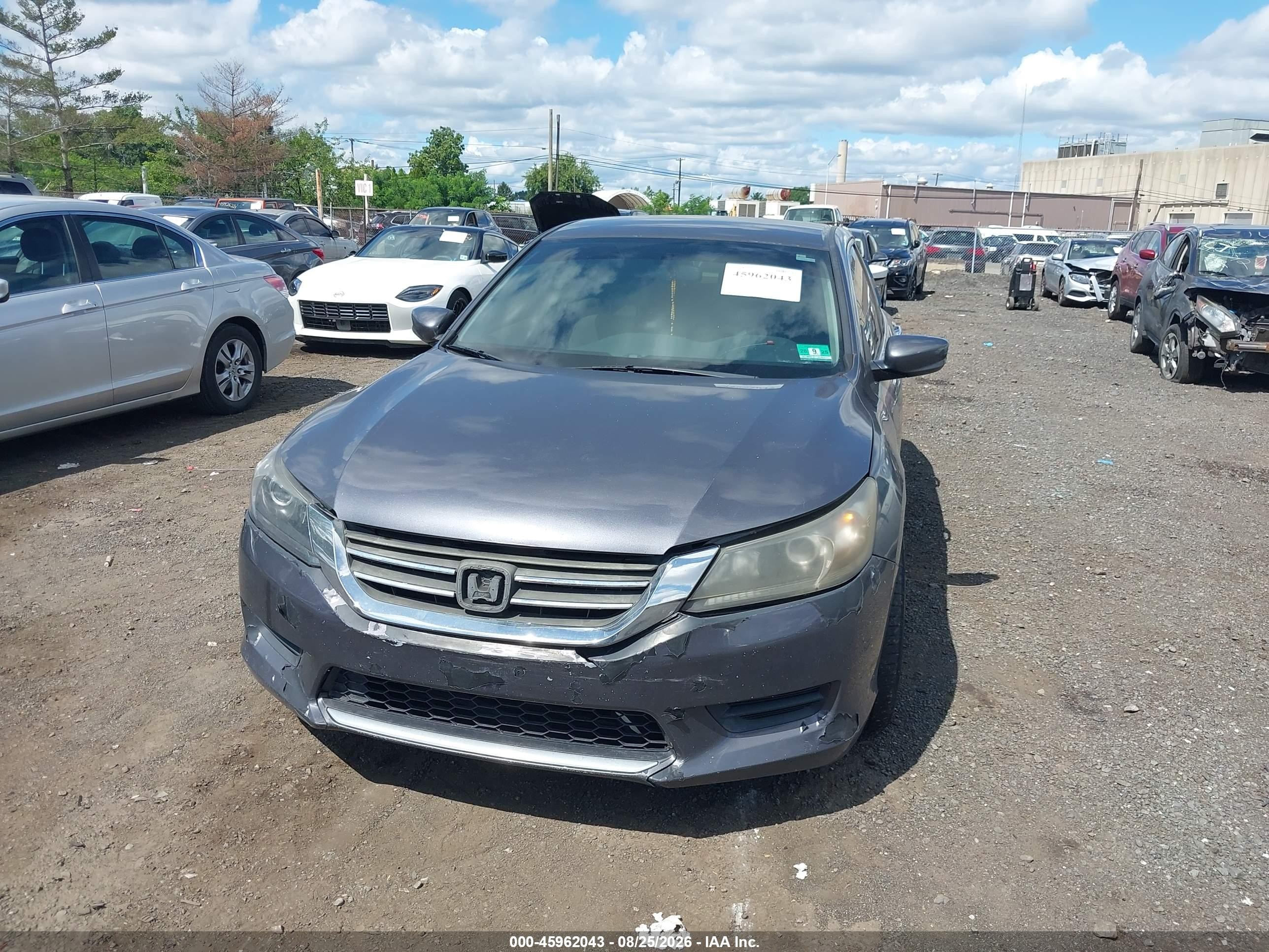 2013 Honda Accord Lx Серый vin: 1HGCR2F3XDA258253