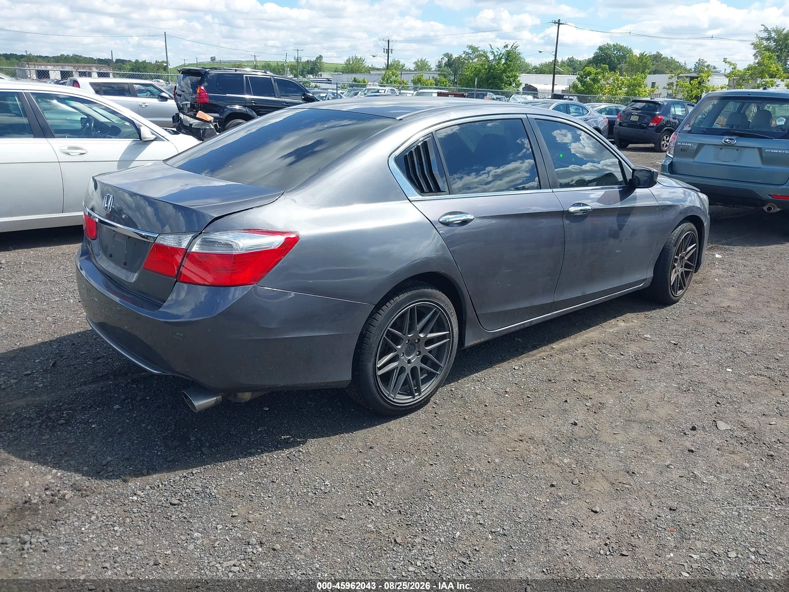 2013 Honda Accord Lx Серый vin: 1HGCR2F3XDA258253