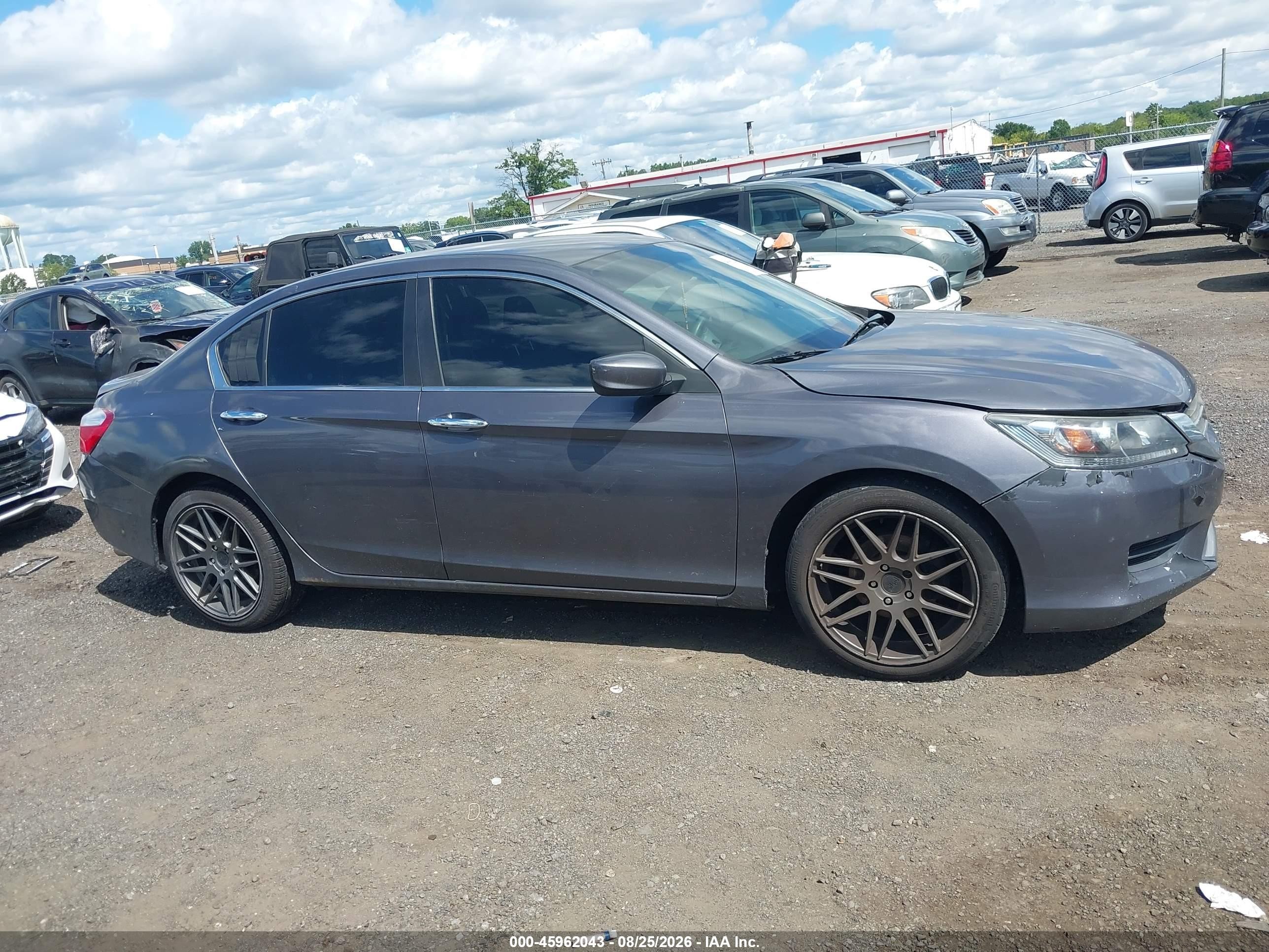 2013 Honda Accord Lx Серый vin: 1HGCR2F3XDA258253