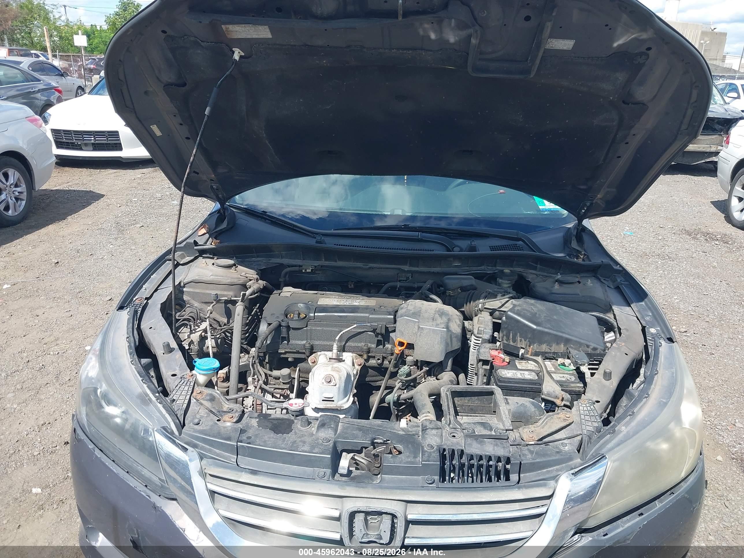 2013 Honda Accord Lx Серый vin: 1HGCR2F3XDA258253