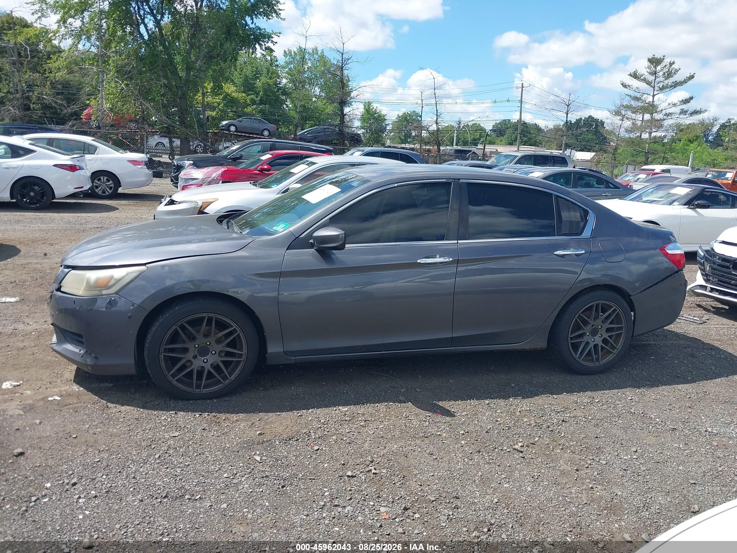 2013 Honda Accord Lx Серый vin: 1HGCR2F3XDA258253
