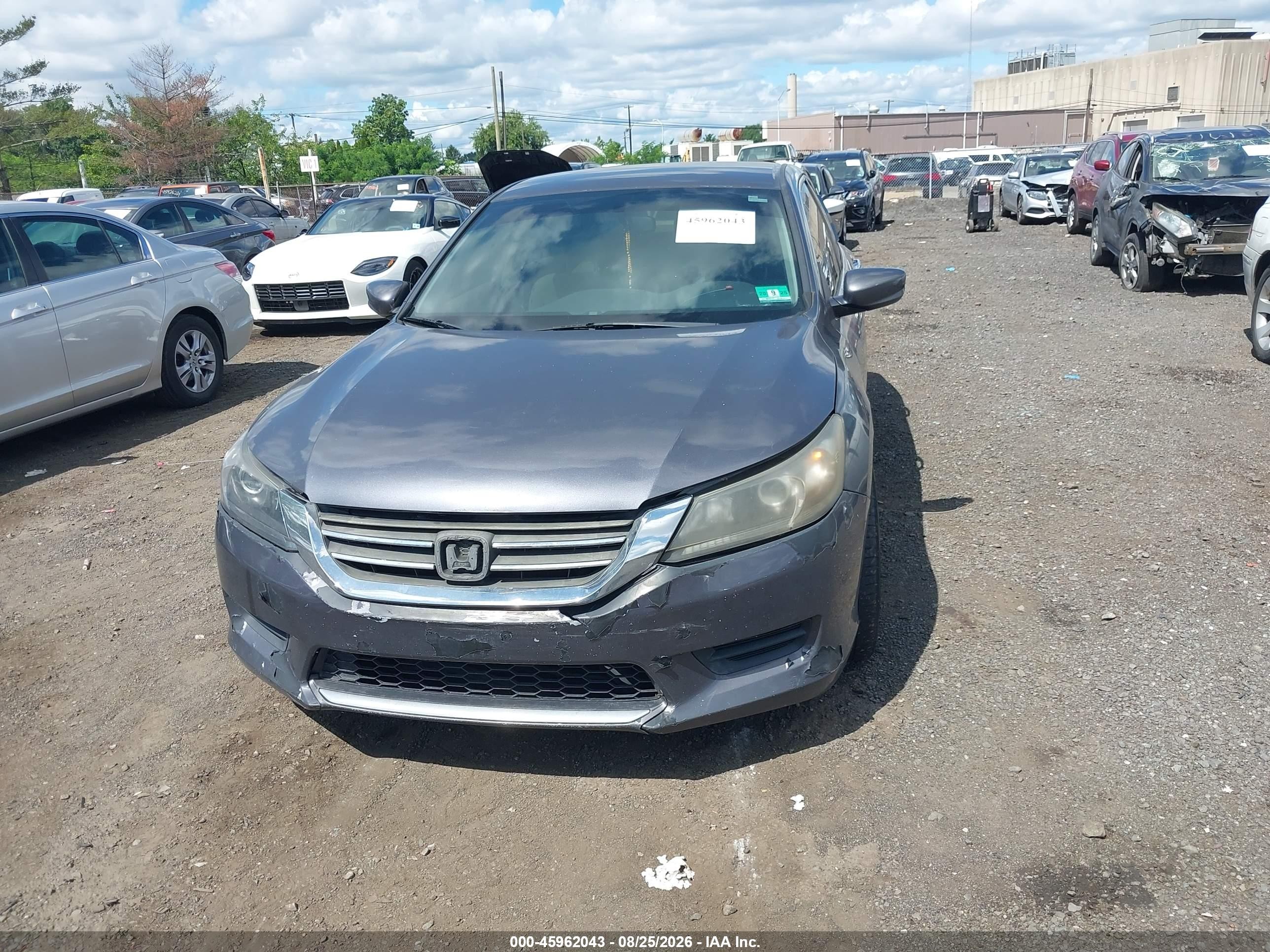 2013 Honda Accord Lx Серый vin: 1HGCR2F3XDA258253