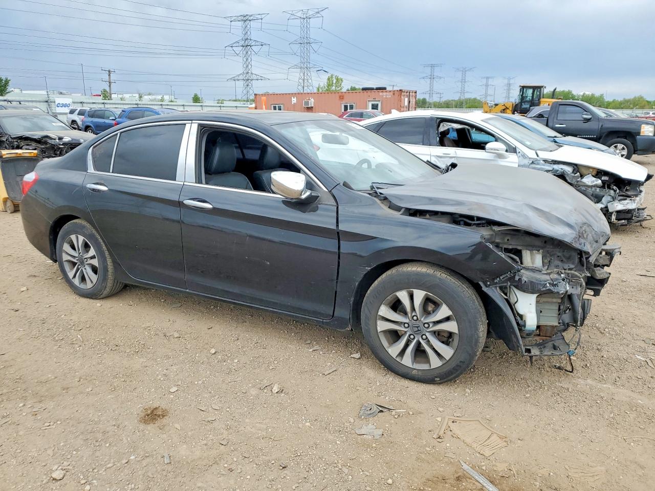 2013 Honda Accord Lx Black vin: 1HGCR2F3XDA267731