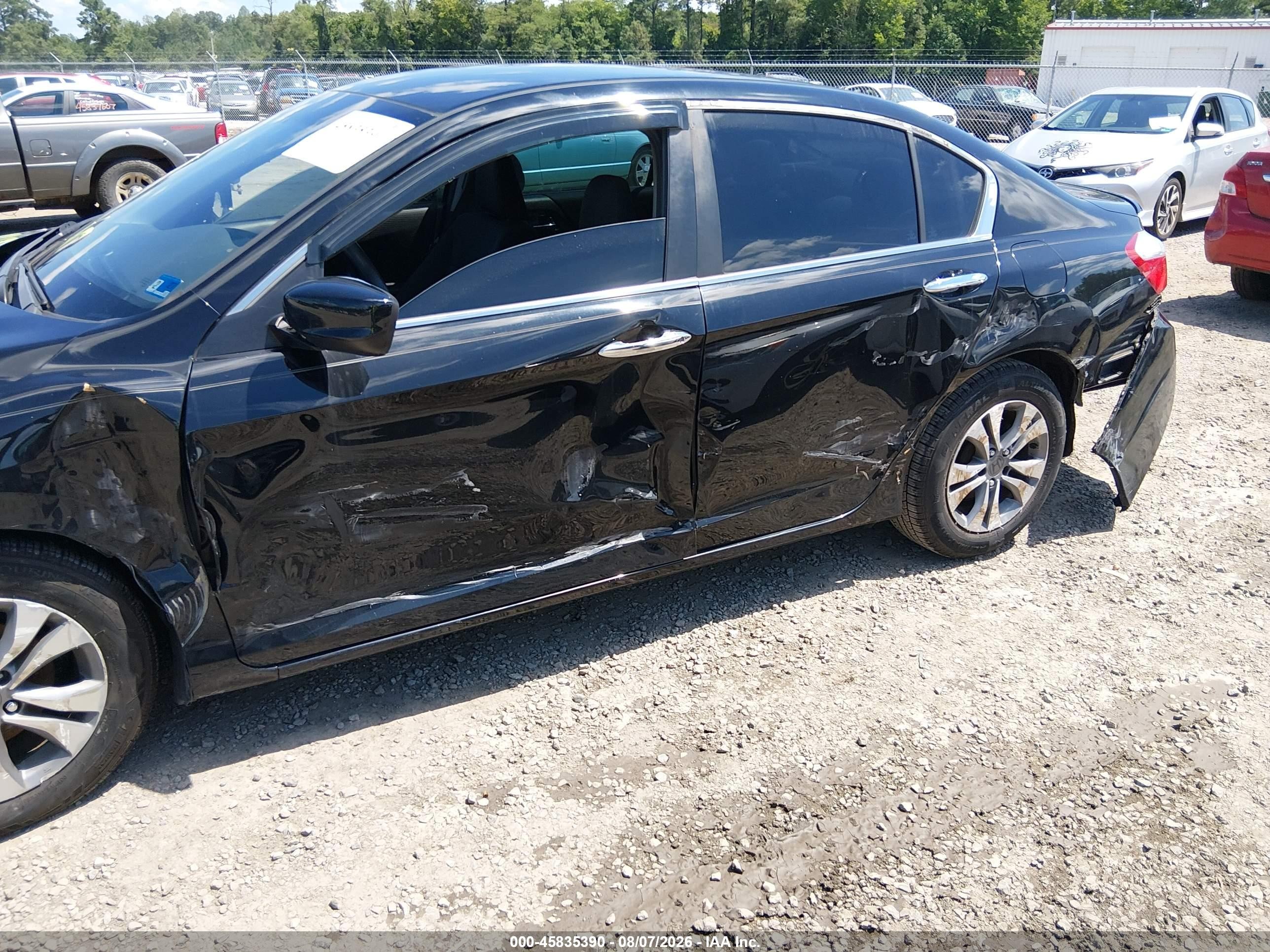 2014 Honda Accord Lx Black vin: 1HGCR2F3XEA000994
