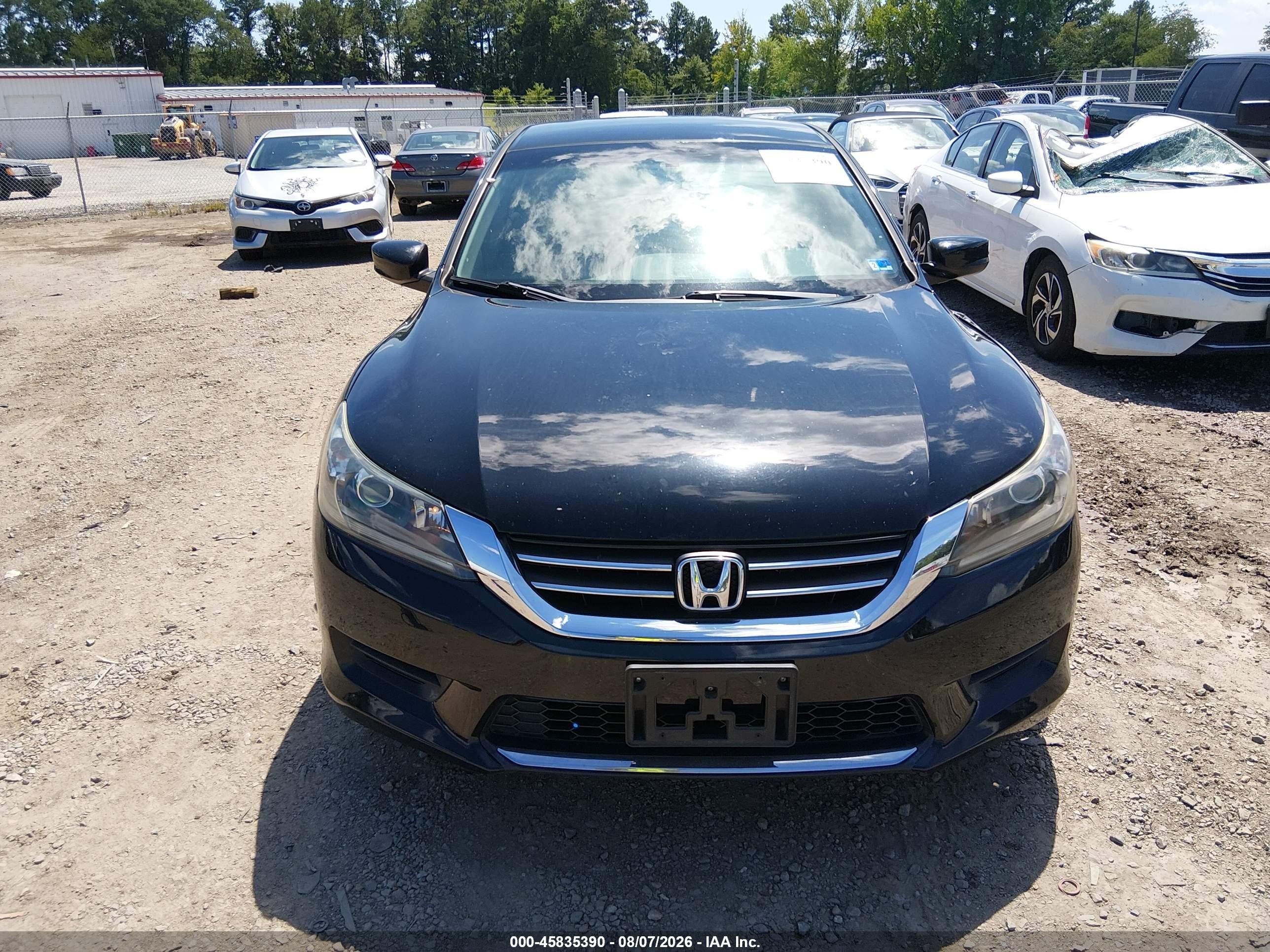 2014 Honda Accord Lx Black vin: 1HGCR2F3XEA000994