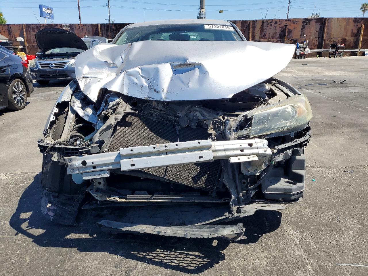 2014 Honda Accord Lx Silver vin: 1HGCR2F3XEA009789