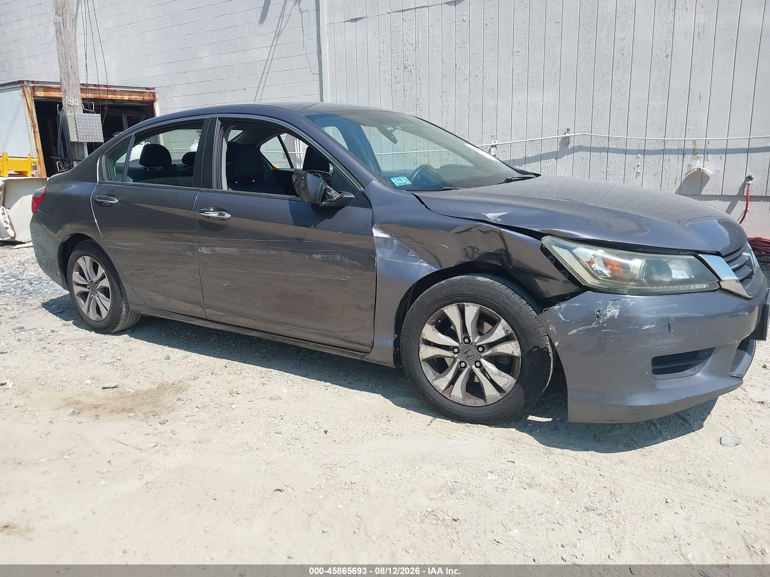 2014 Honda Accord Lx Серый vin: 1HGCR2F3XEA012935