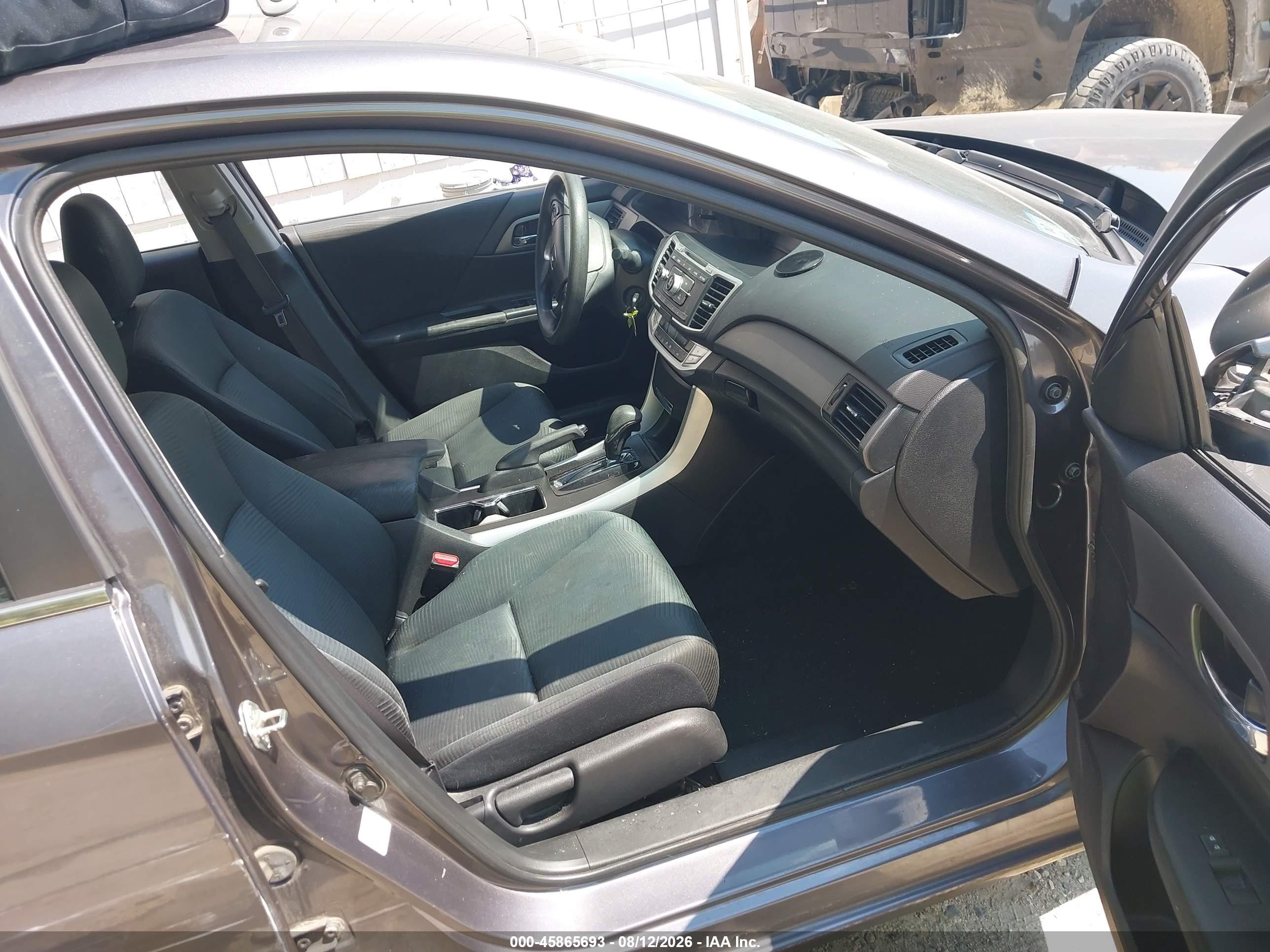 2014 Honda Accord Lx Серый vin: 1HGCR2F3XEA012935