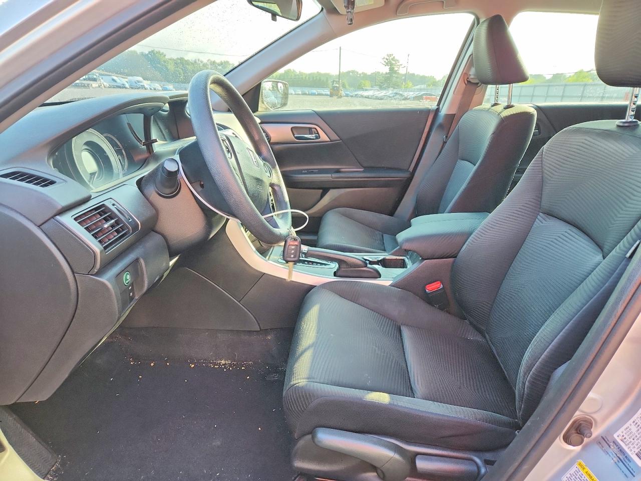 2014 Honda Accord Lx Silver vin: 1HGCR2F3XEA014393