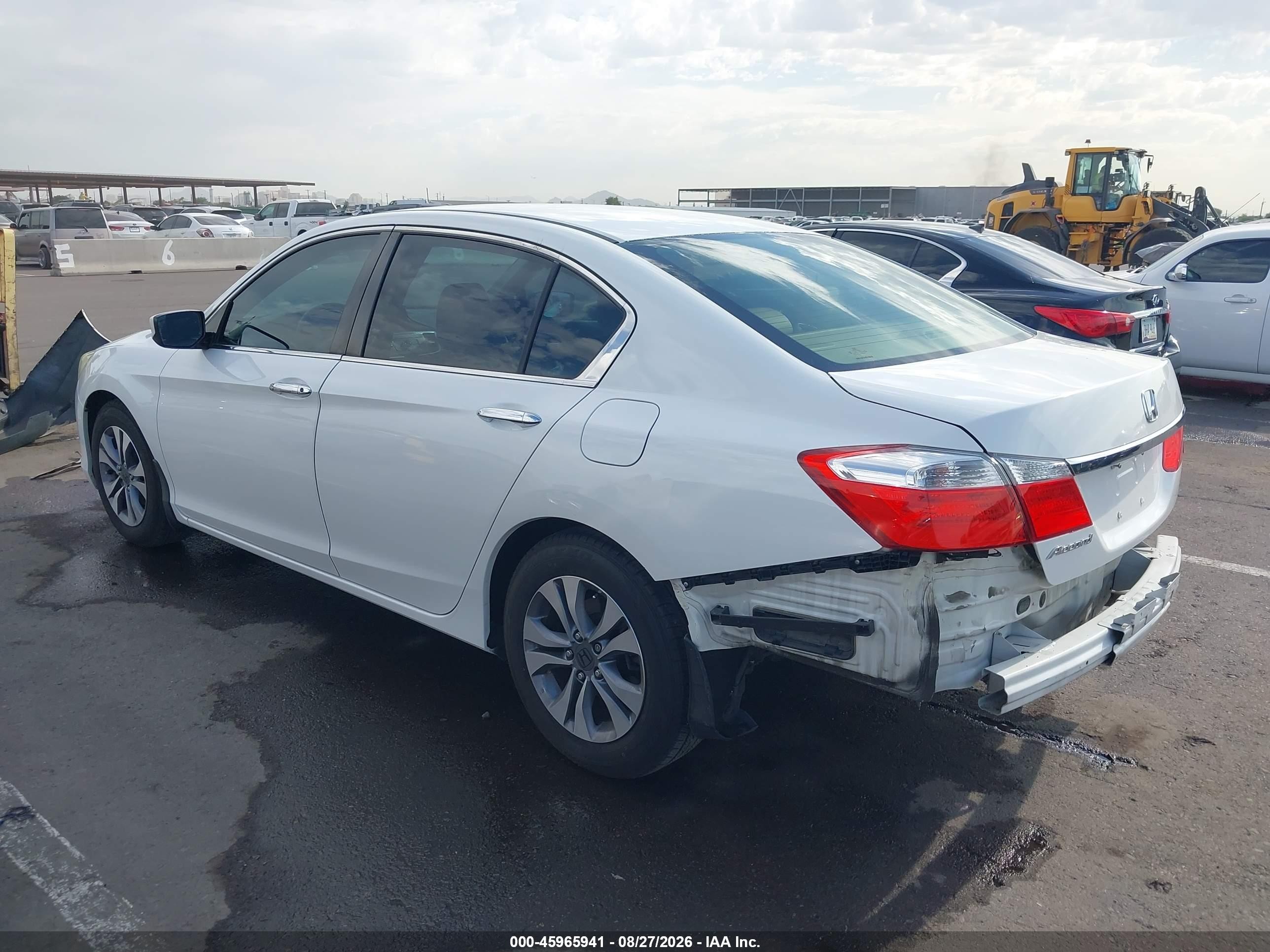 2014 Honda Accord Lx Белый vin: 1HGCR2F3XEA023031