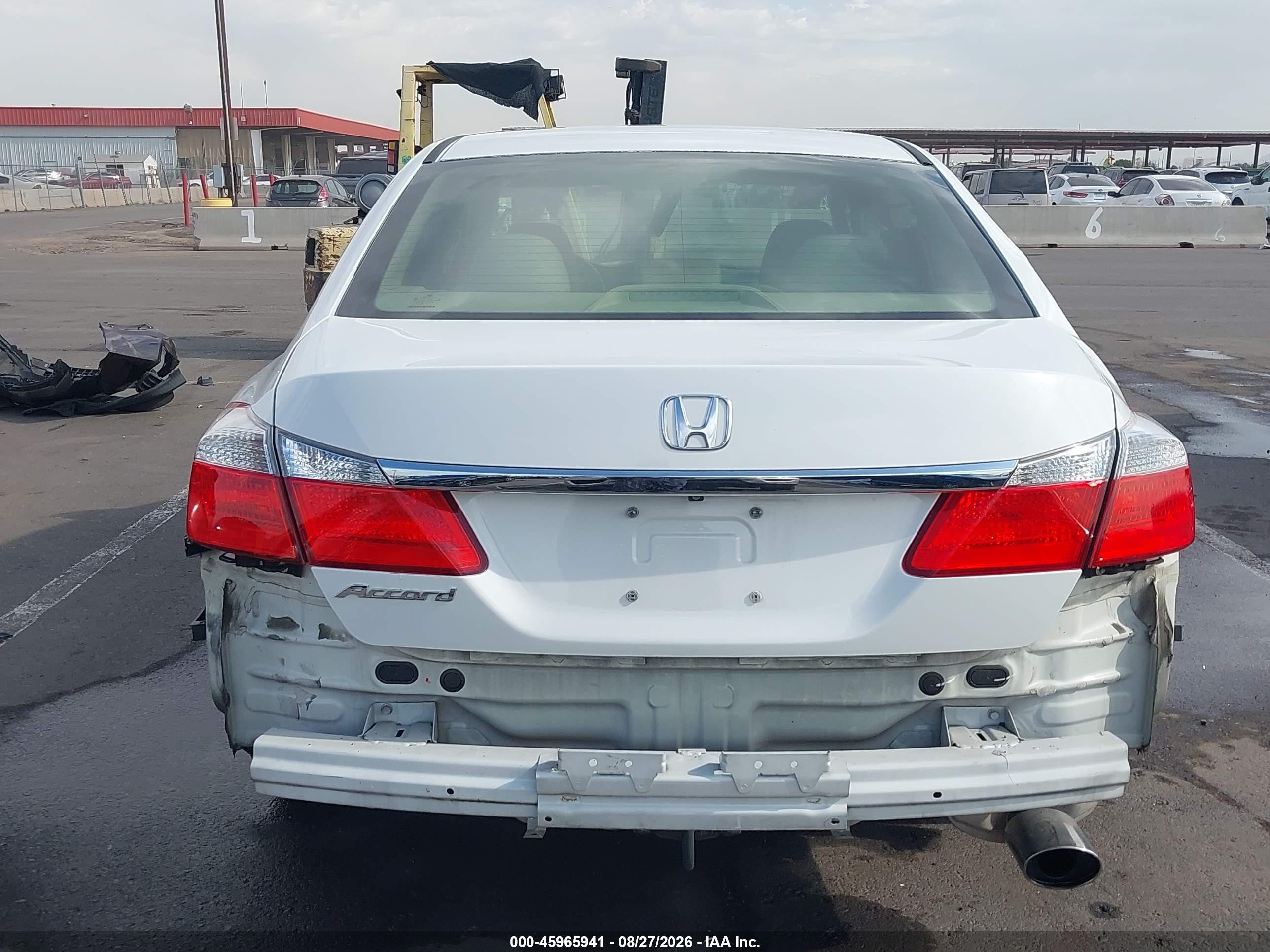 2014 Honda Accord Lx Белый vin: 1HGCR2F3XEA023031