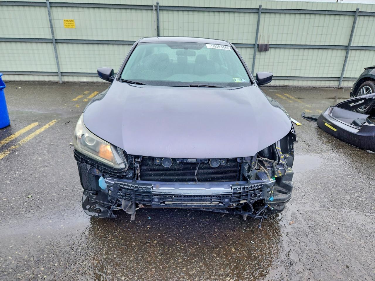 2014 Honda Accord Lx Gray vin: 1HGCR2F3XEA048009