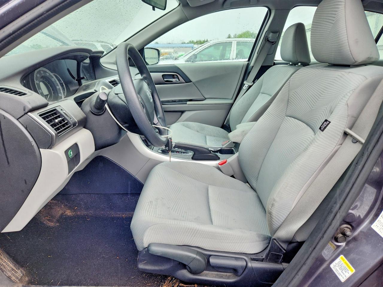 2014 Honda Accord Lx Gray vin: 1HGCR2F3XEA048009