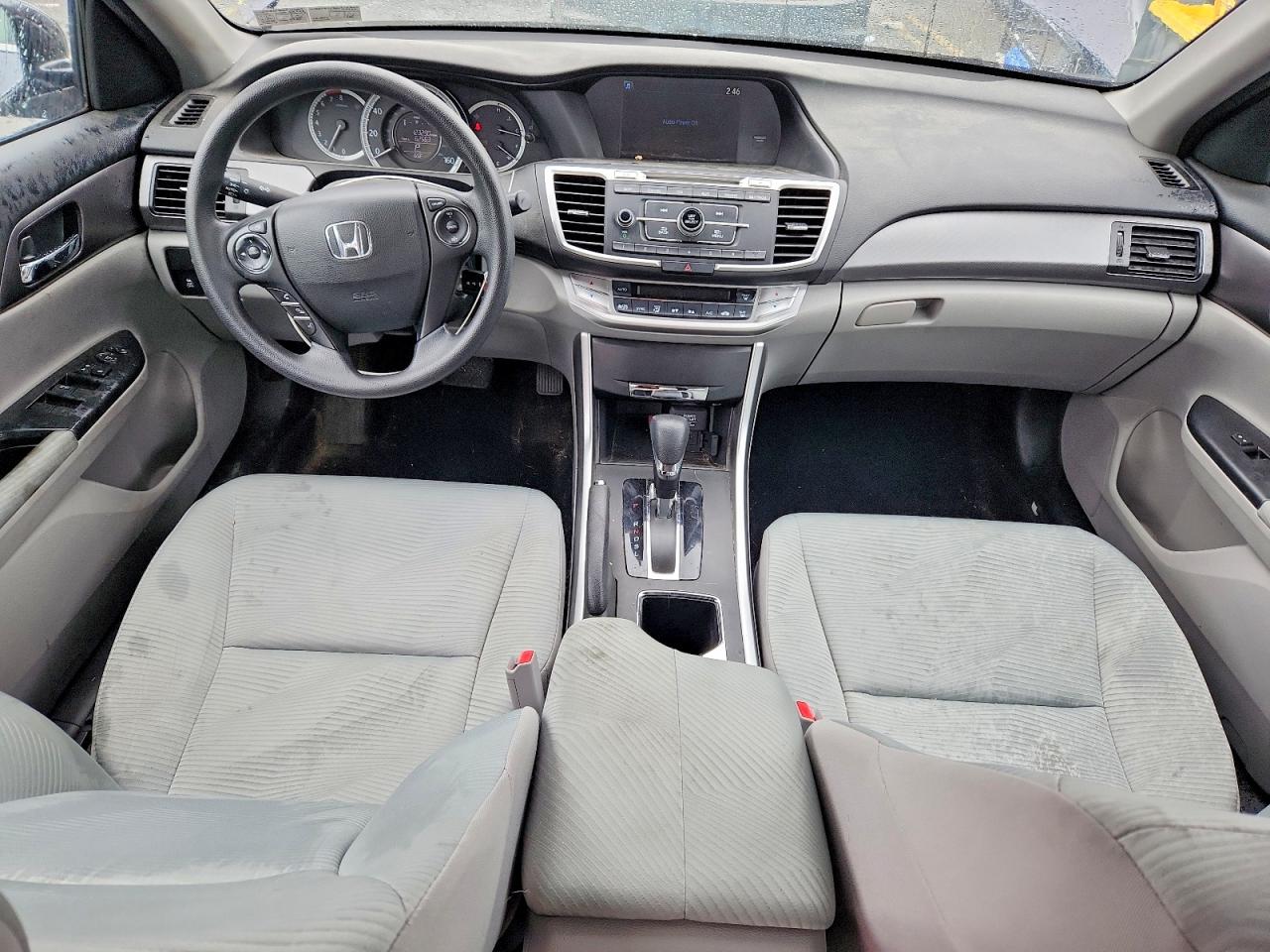 2014 Honda Accord Lx Gray vin: 1HGCR2F3XEA048009
