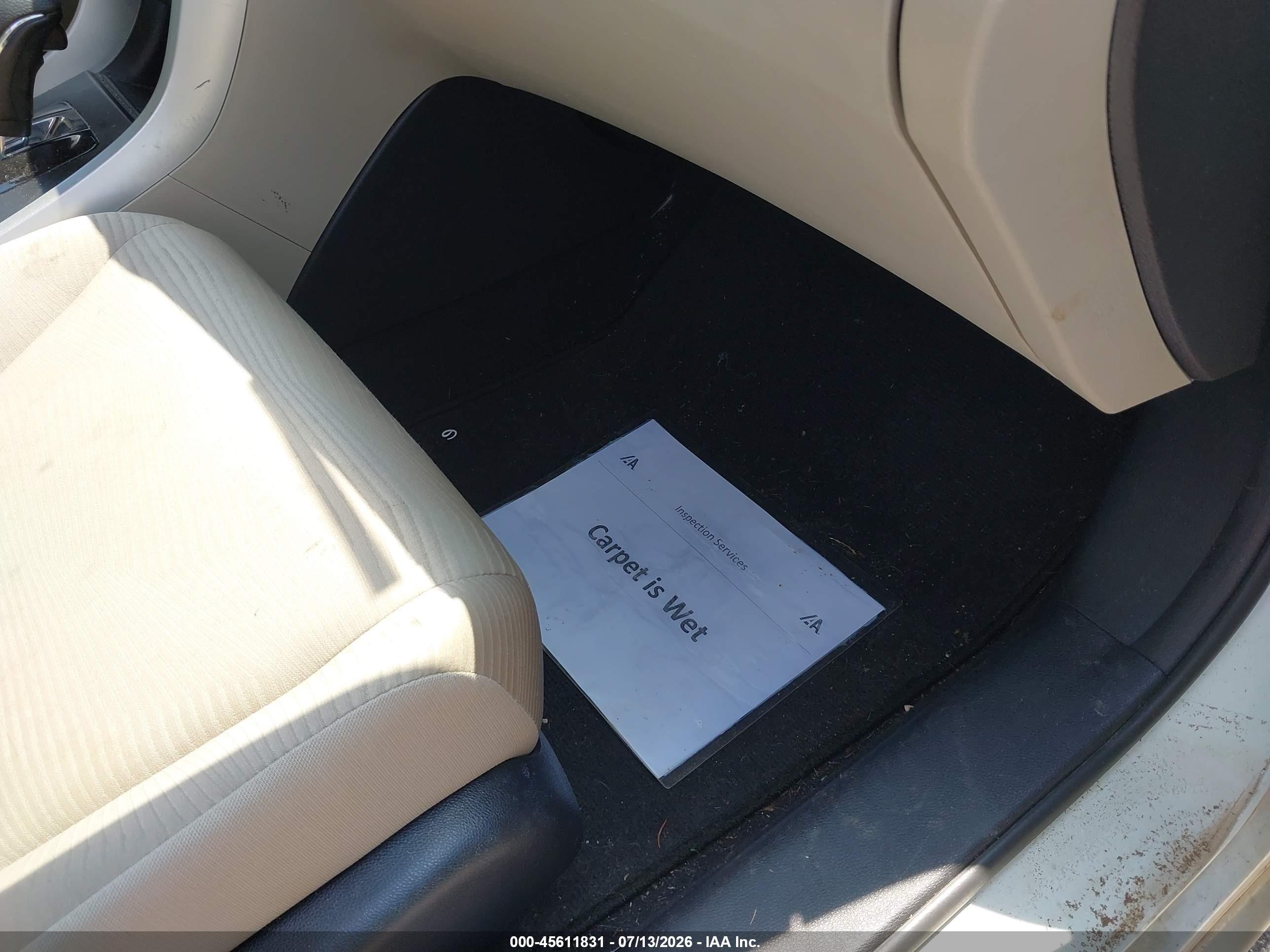 2014 Honda Accord Lx White vin: 1HGCR2F3XEA065649
