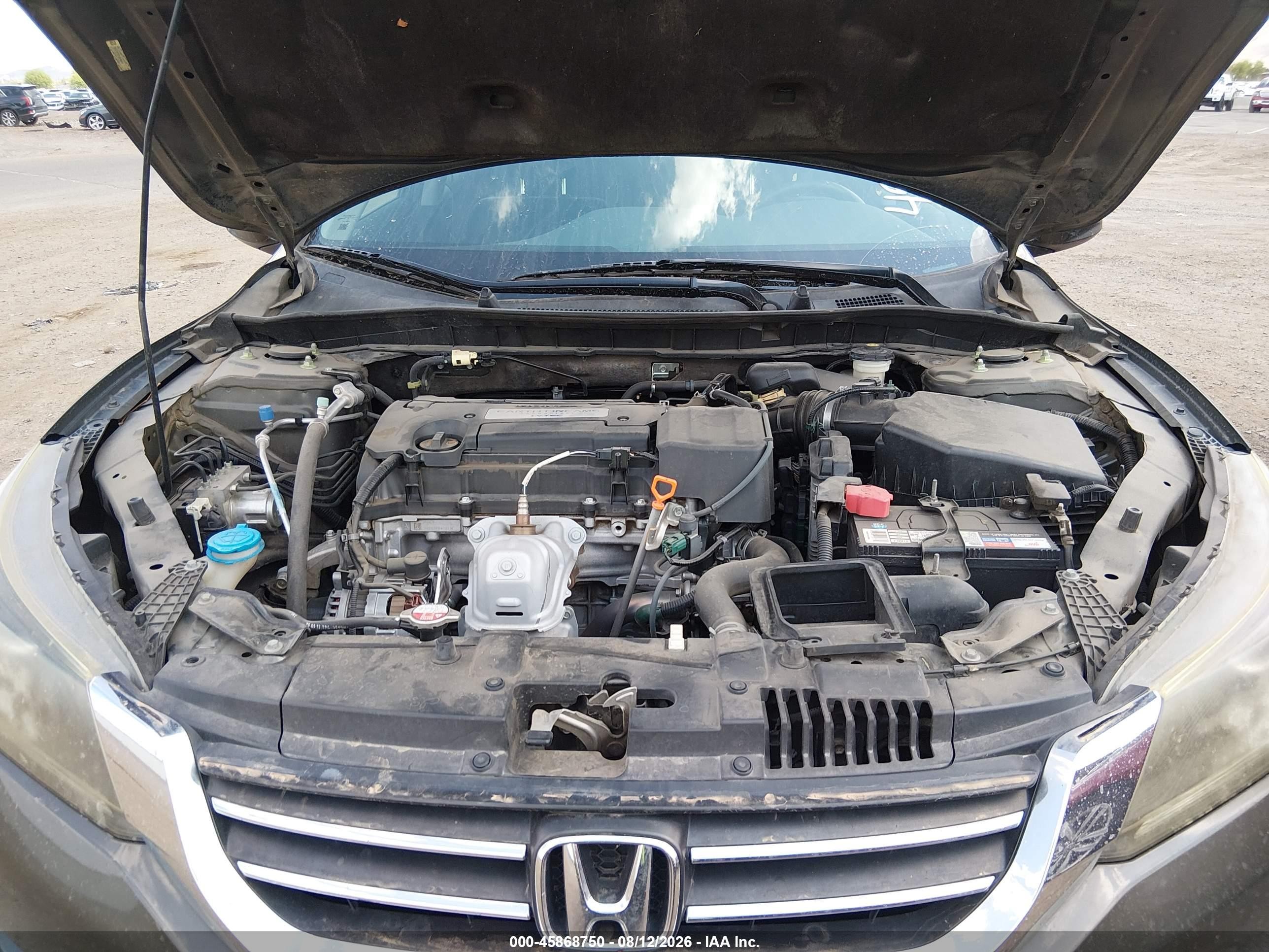 2014 Honda Accord Lx Gray vin: 1HGCR2F3XEA069409