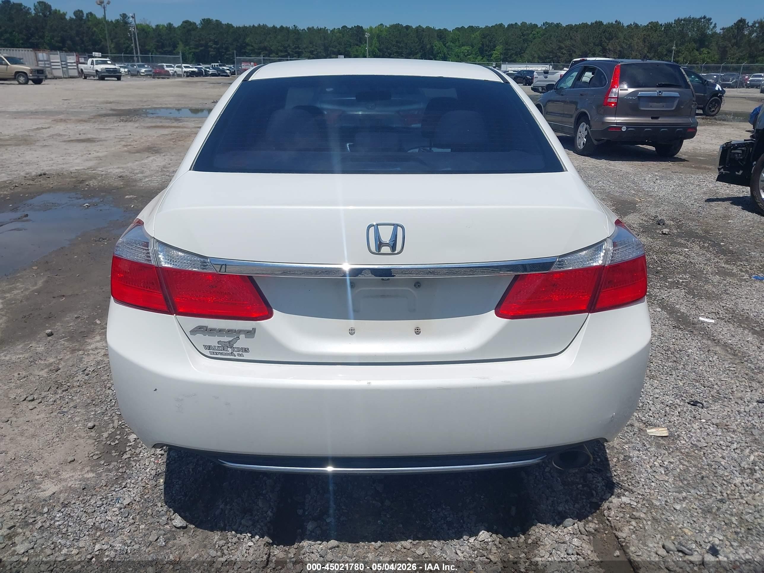 2014 Honda Accord Lx Белый vin: 1HGCR2F3XEA095735