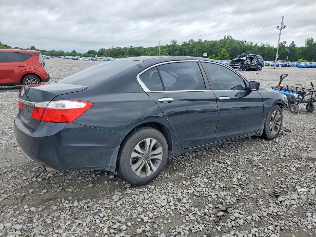 2014 Honda Accord Lx Black vin: 1HGCR2F3XEA118656
