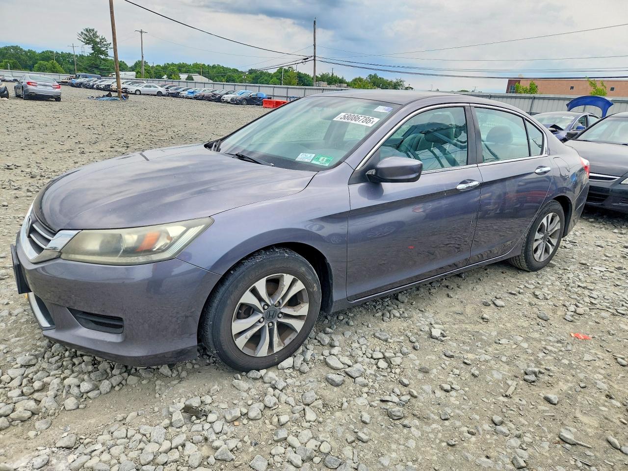 2014 Honda Accord Lx Gray vin: 1HGCR2F3XEA134162