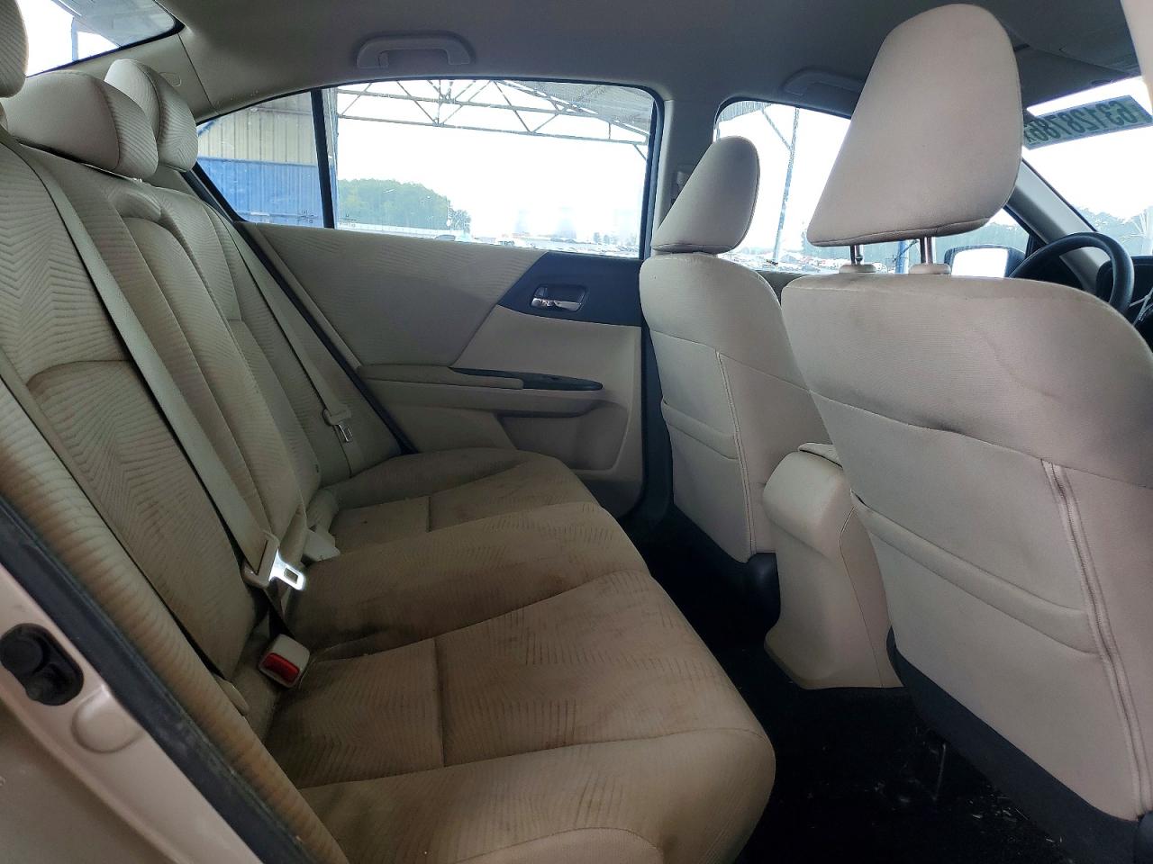 2014 Honda Accord 4d Lx Beige vin: 1HGCR2F3XEA139779