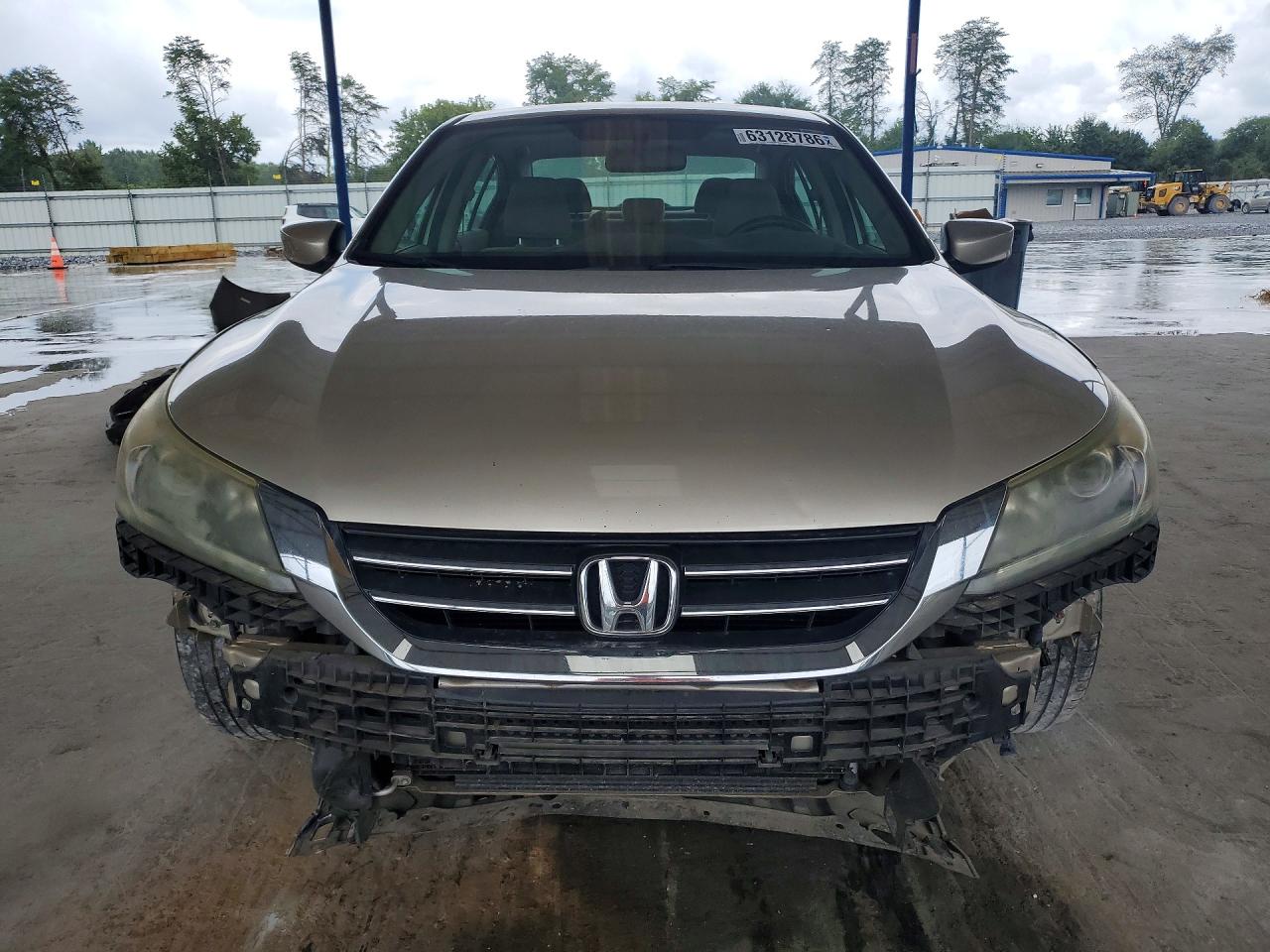 2014 Honda Accord 4d Lx Beige vin: 1HGCR2F3XEA139779