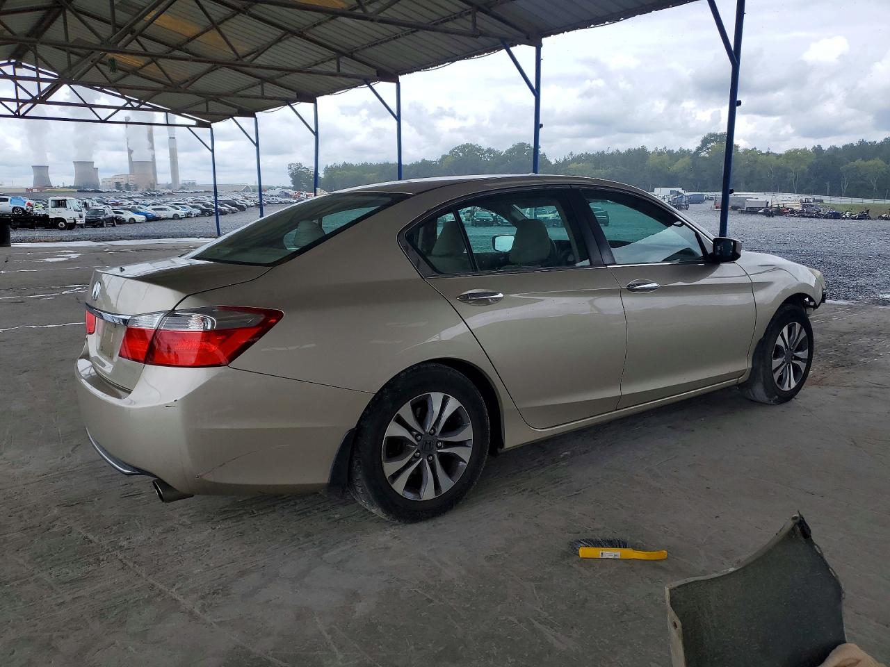 2014 Honda Accord 4d Lx Beige vin: 1HGCR2F3XEA139779