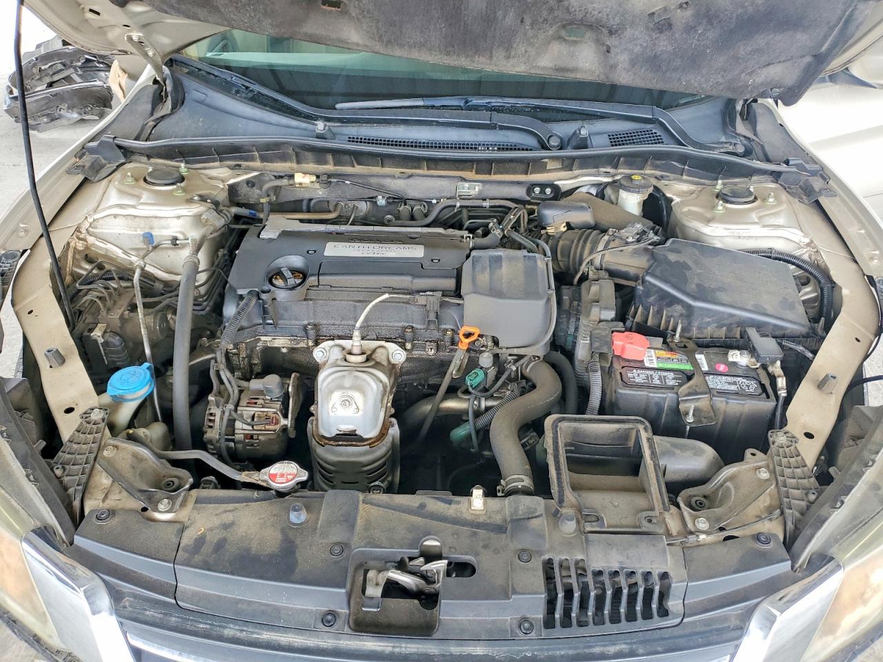 2014 Honda Accord 4d Lx Beige vin: 1HGCR2F3XEA139779