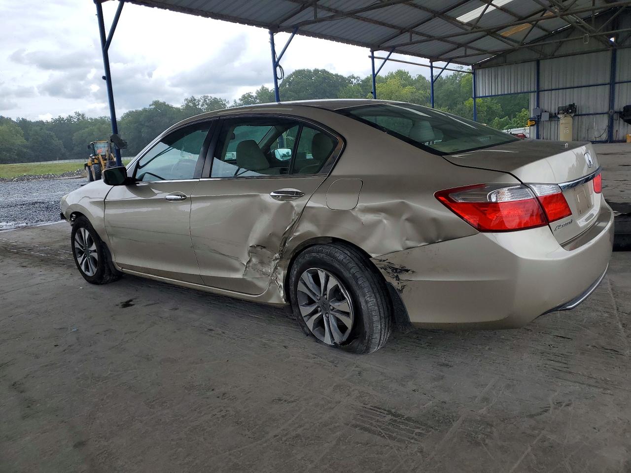 2014 Honda Accord 4d Lx Beige vin: 1HGCR2F3XEA139779