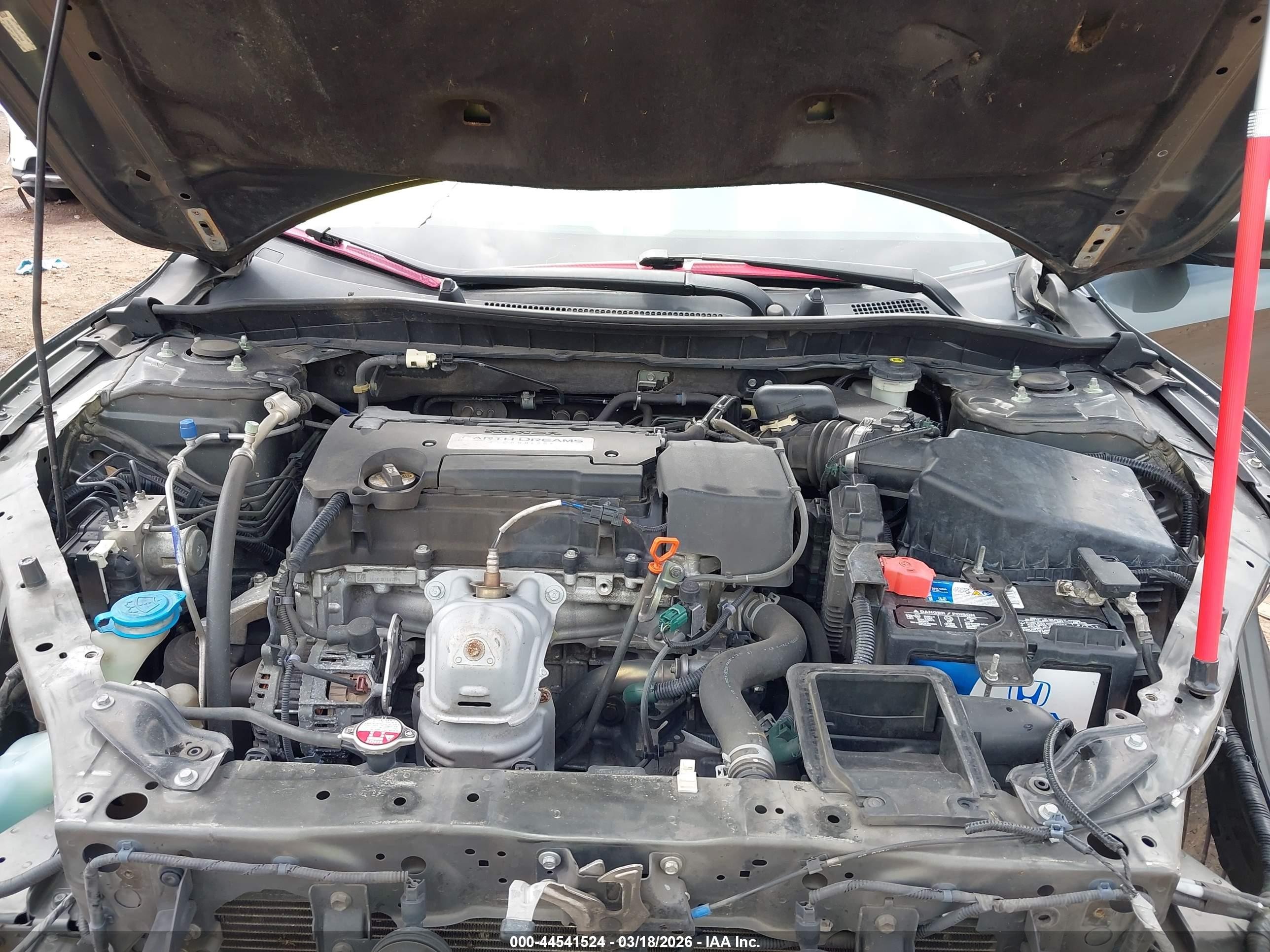 2014 Honda Accord Lx Gray vin: 1HGCR2F3XEA158185