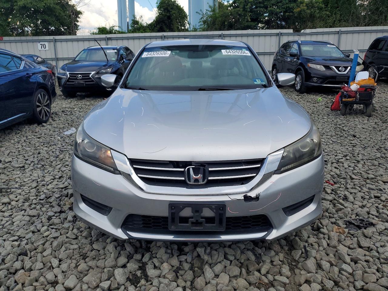 2014 Honda Accord Lx Silver vin: 1HGCR2F3XEA202864