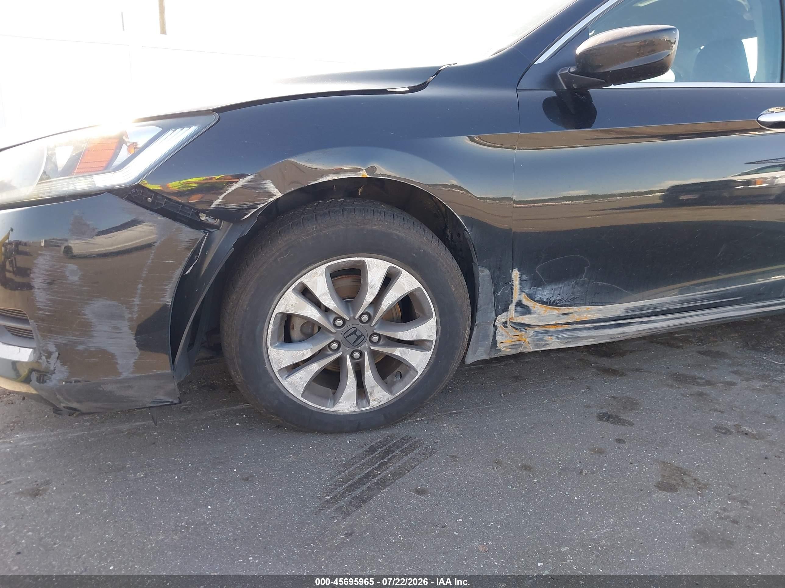 2014 Honda Accord Lx Черный vin: 1HGCR2F3XEA211340