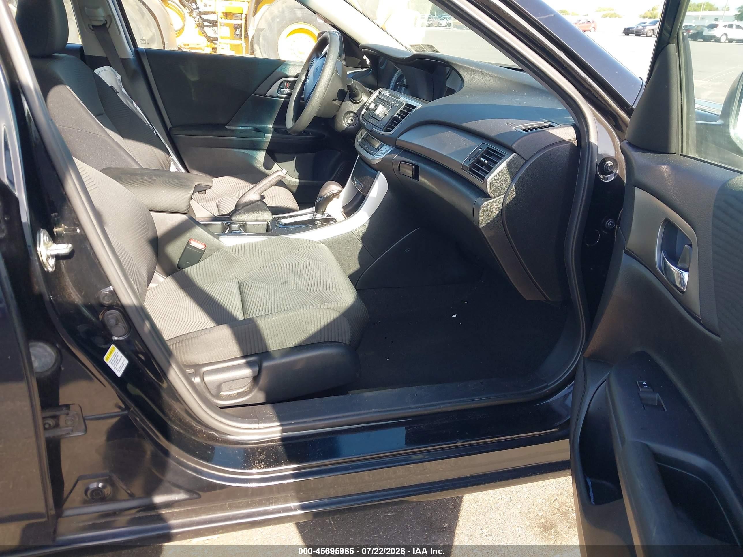 2014 Honda Accord Lx Черный vin: 1HGCR2F3XEA211340