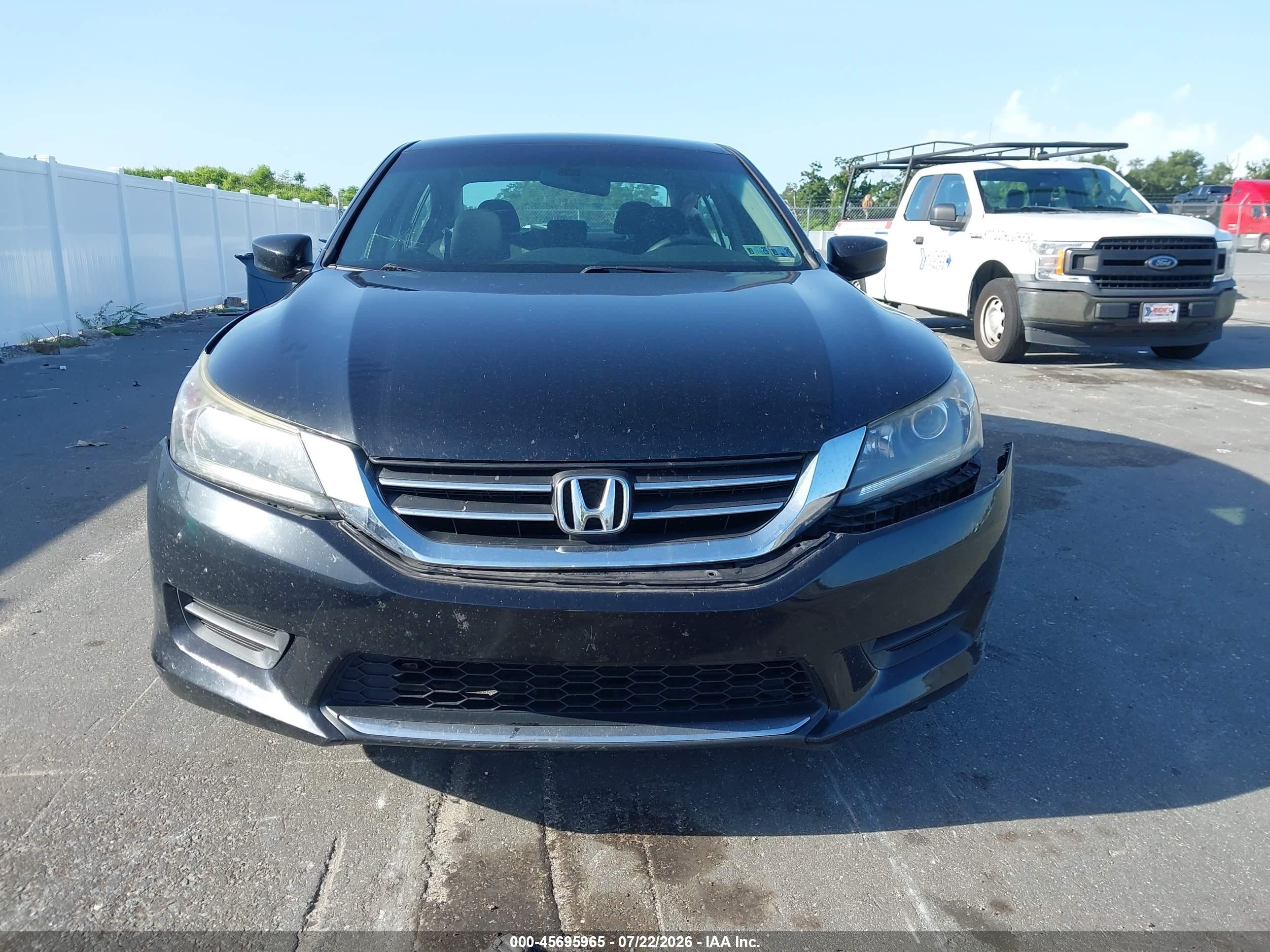 2014 Honda Accord Lx Черный vin: 1HGCR2F3XEA211340