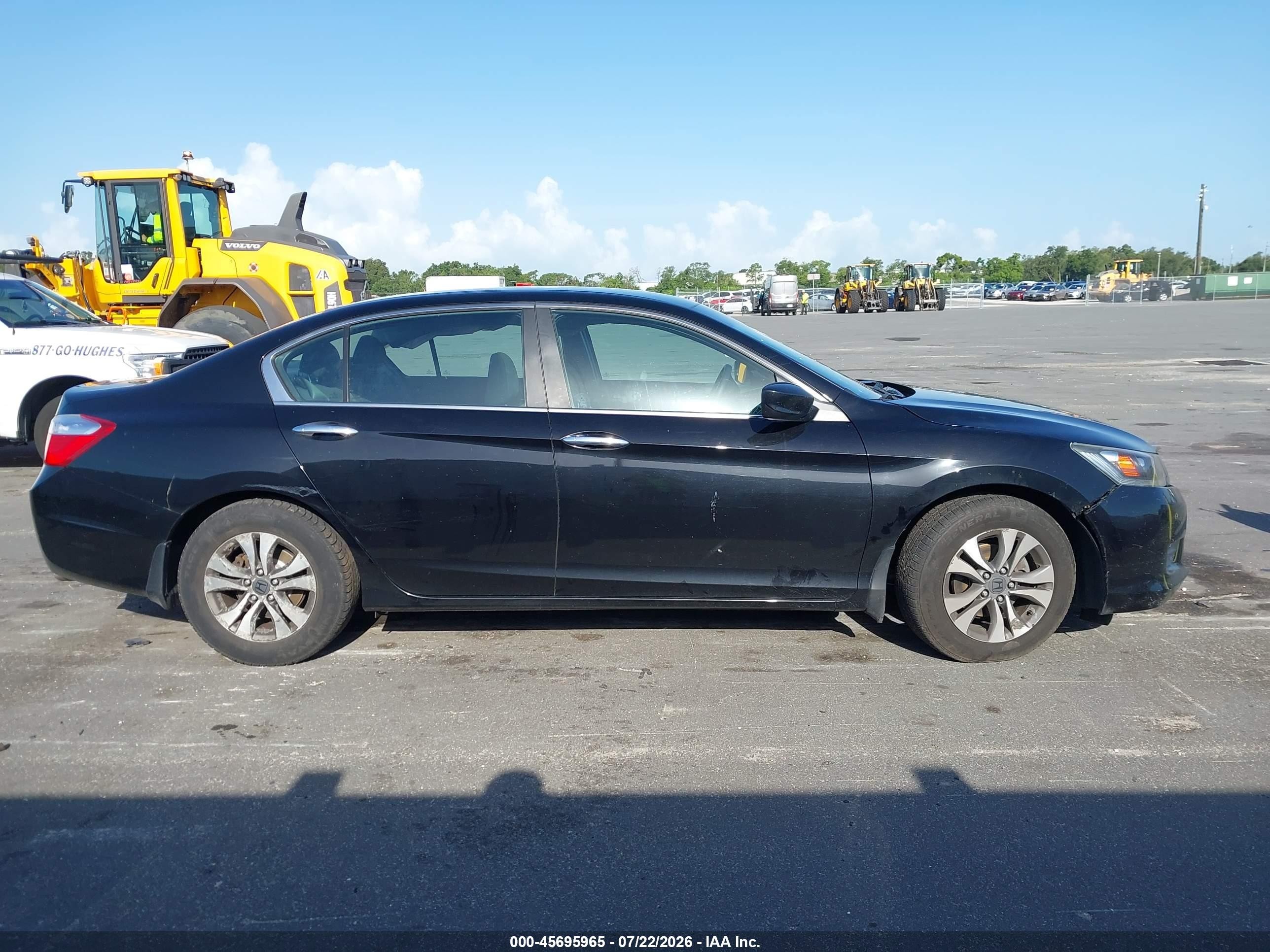 2014 Honda Accord Lx Черный vin: 1HGCR2F3XEA211340