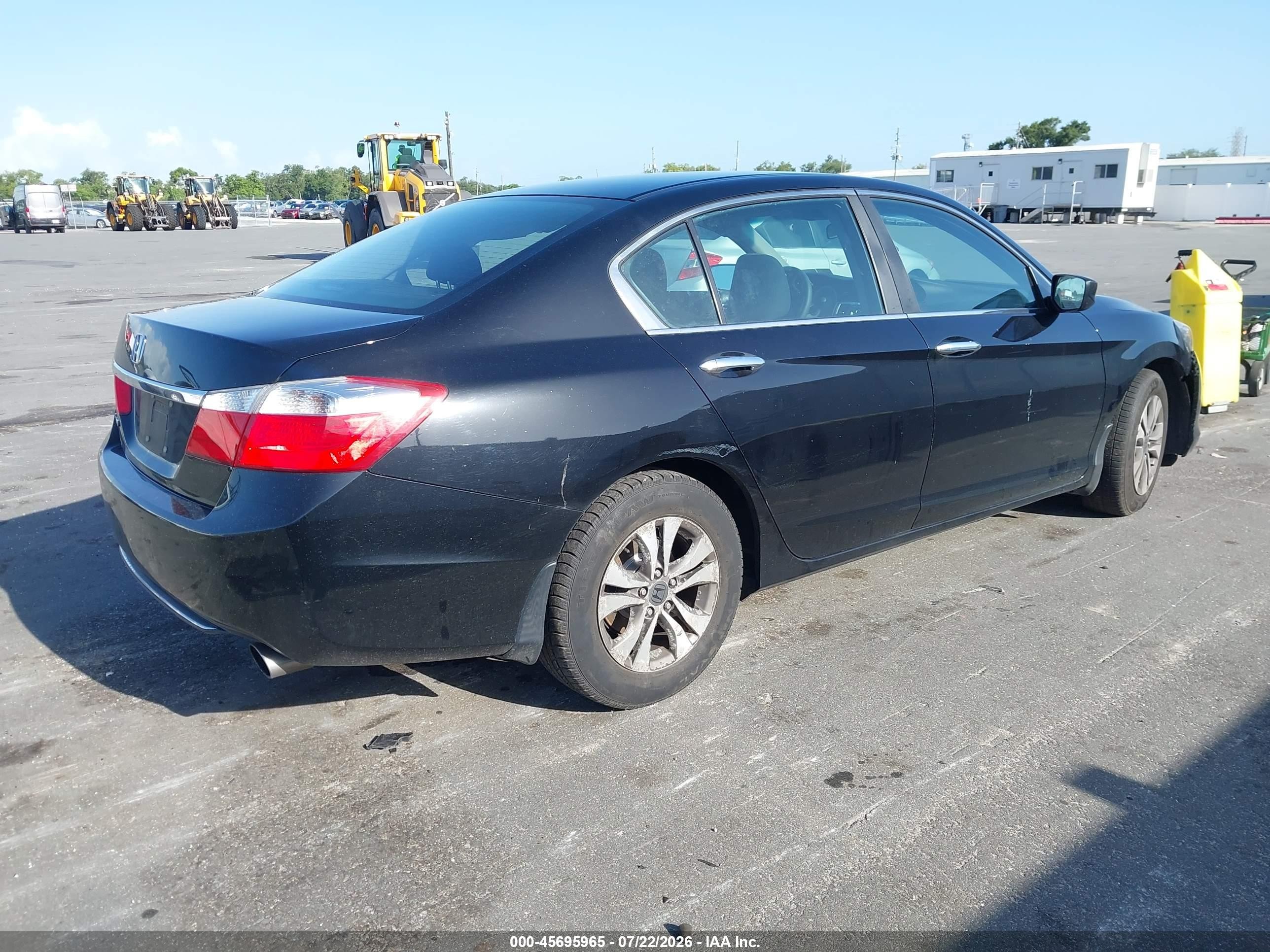 2014 Honda Accord Lx Черный vin: 1HGCR2F3XEA211340
