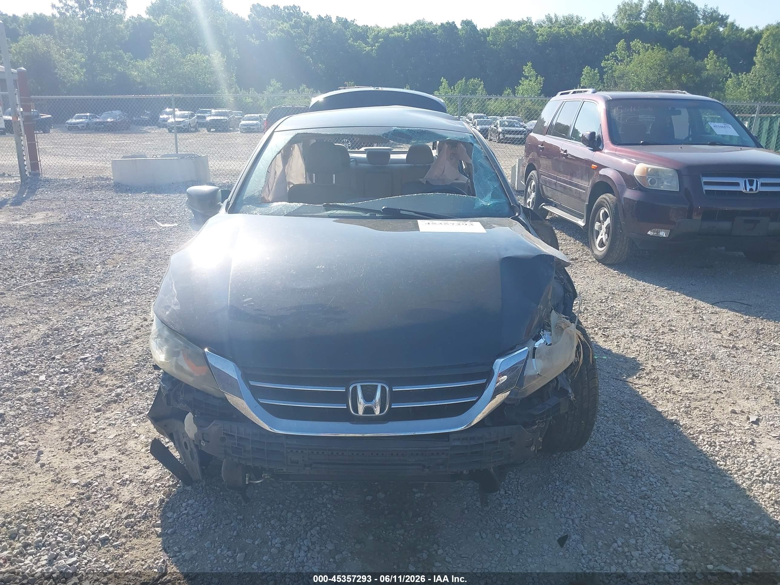 2014 Honda Accord Lx Black vin: 1HGCR2F3XEA254401
