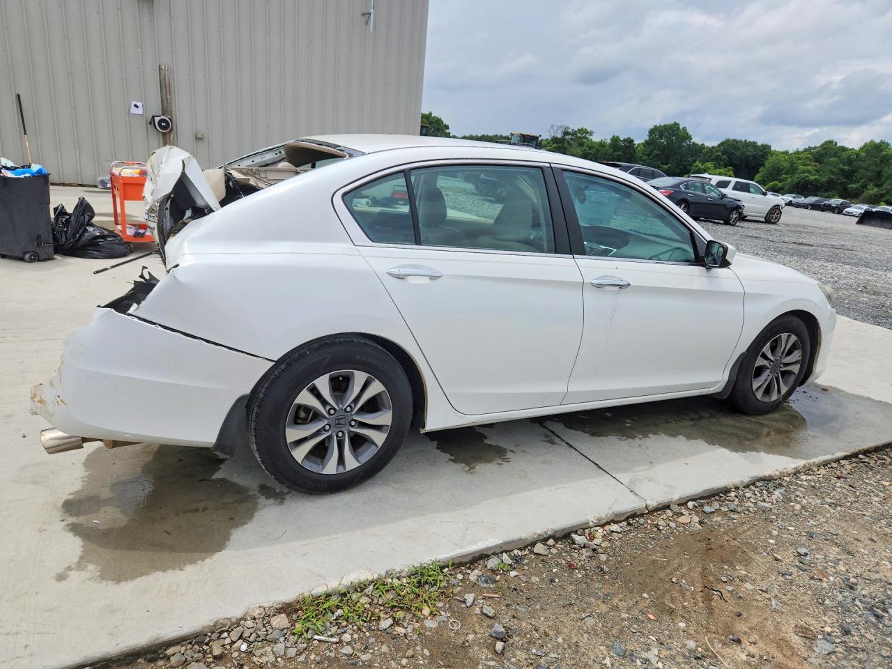 2014 Honda Accord Lx Белый vin: 1HGCR2F3XEA258514