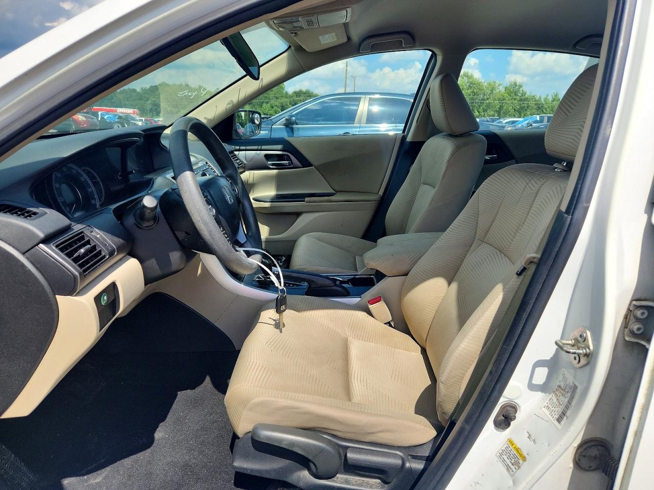 2014 Honda Accord Lx Белый vin: 1HGCR2F3XEA258514
