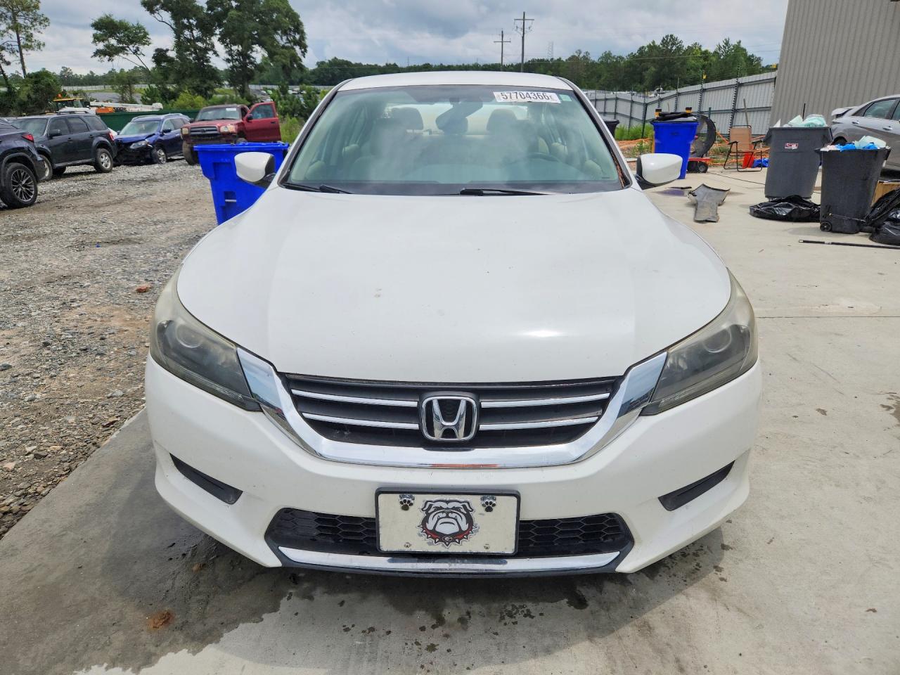 2014 Honda Accord Lx Белый vin: 1HGCR2F3XEA258514