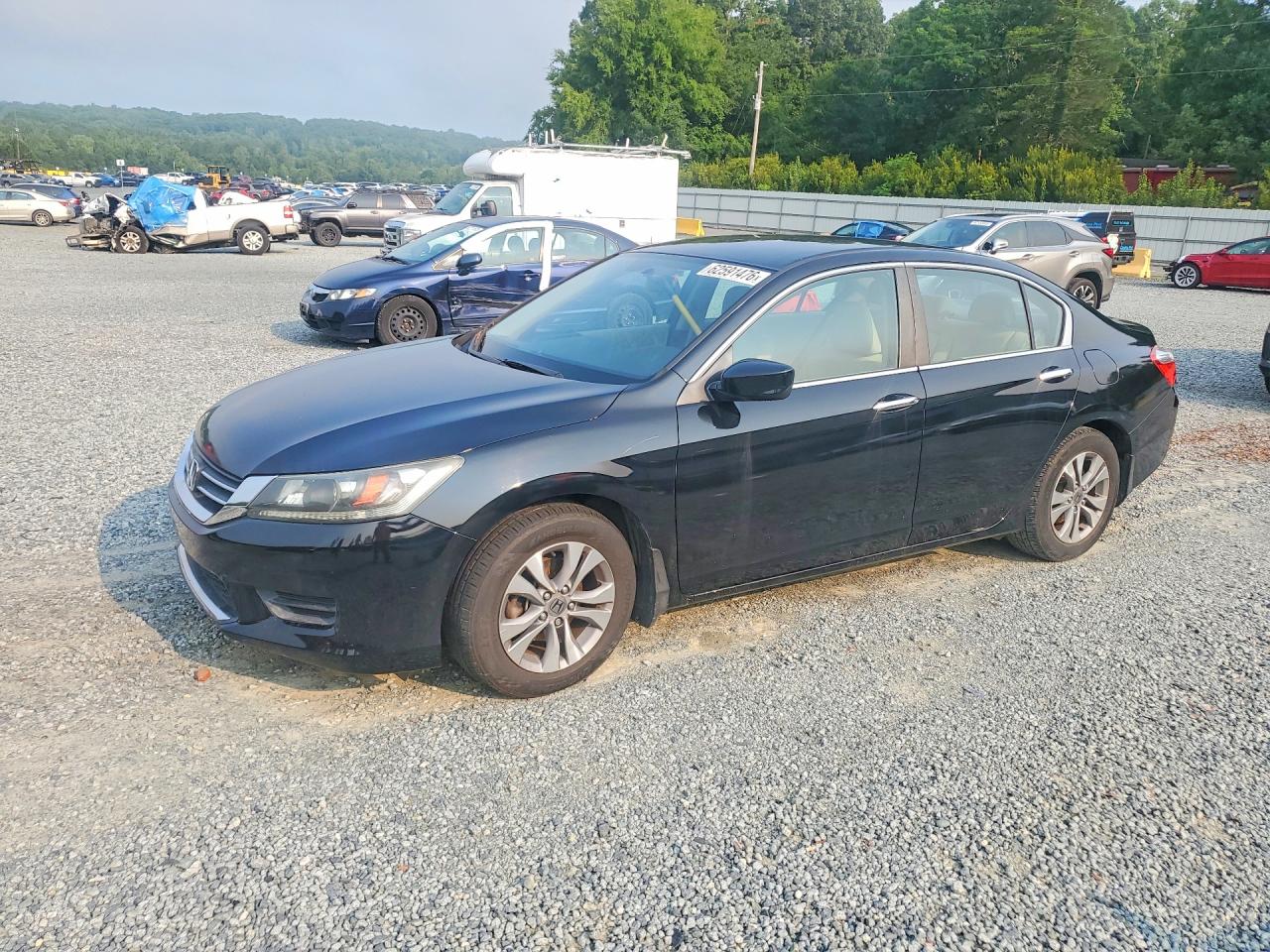 2014 Honda Accord Lx Black vin: 1HGCR2F3XEA258738