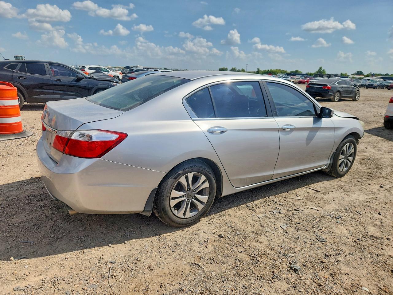 2014 Honda Accord Lx Серебряный vin: 1HGCR2F3XEA268315