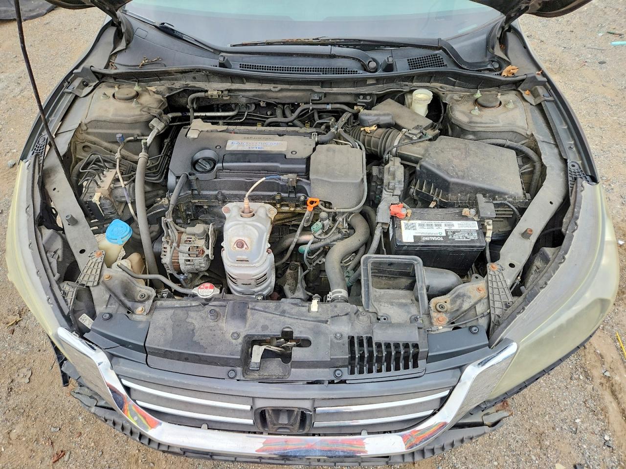 2014 Honda Accord Lx Gray vin: 1HGCR2F3XEA287415