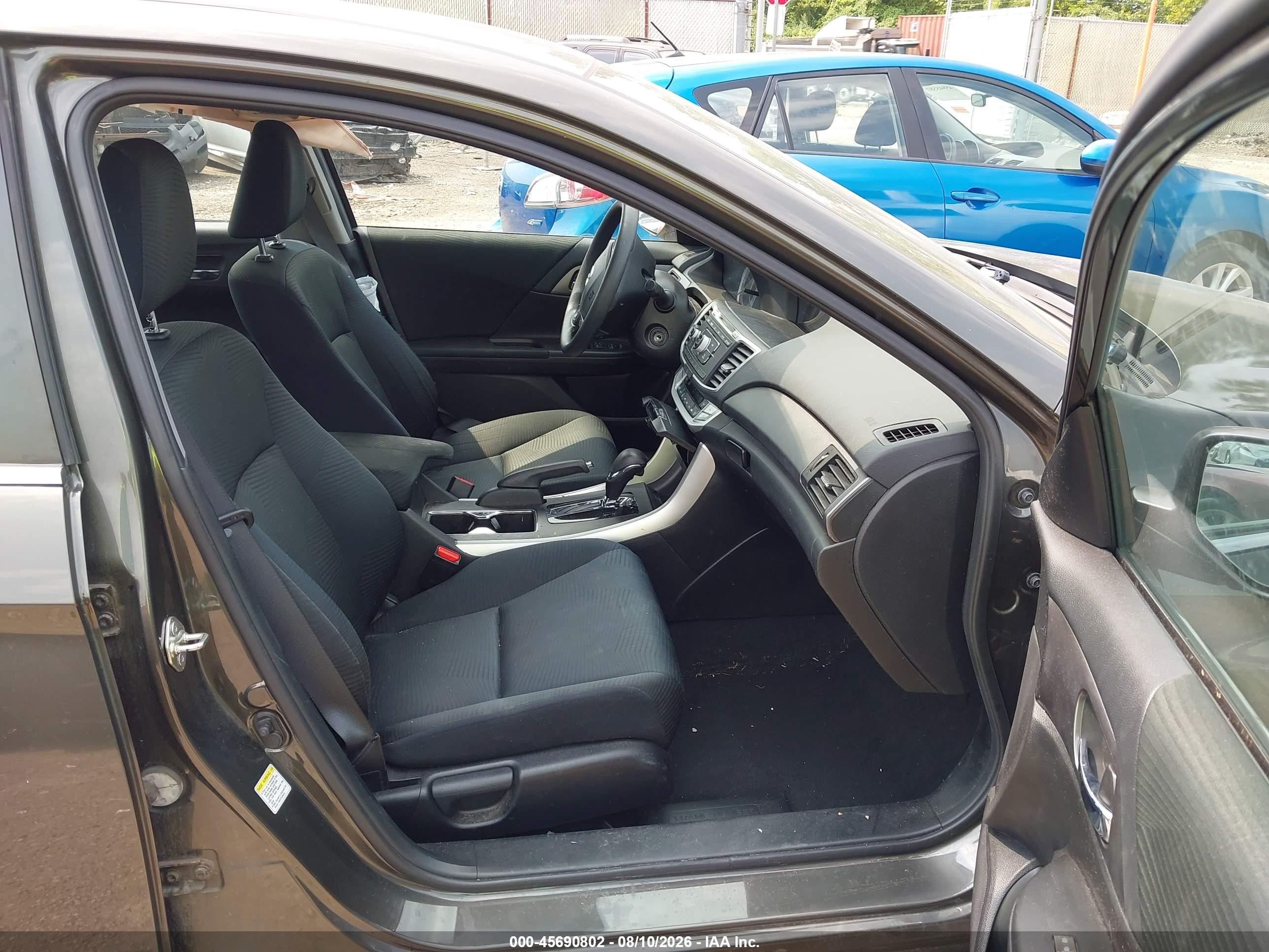 2014 Honda Accord Lx Gray vin: 1HGCR2F3XEA288922