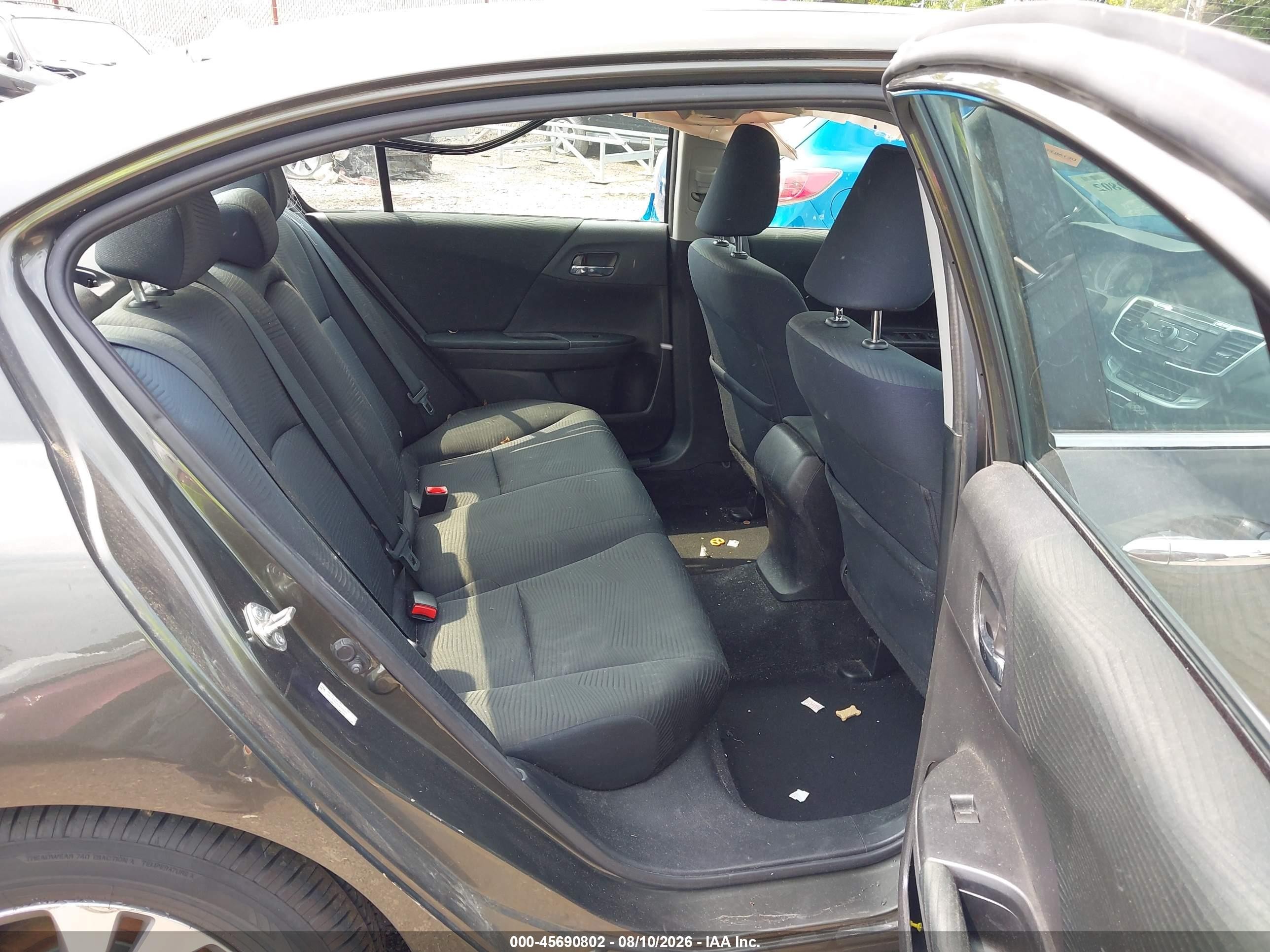 2014 Honda Accord Lx Gray vin: 1HGCR2F3XEA288922