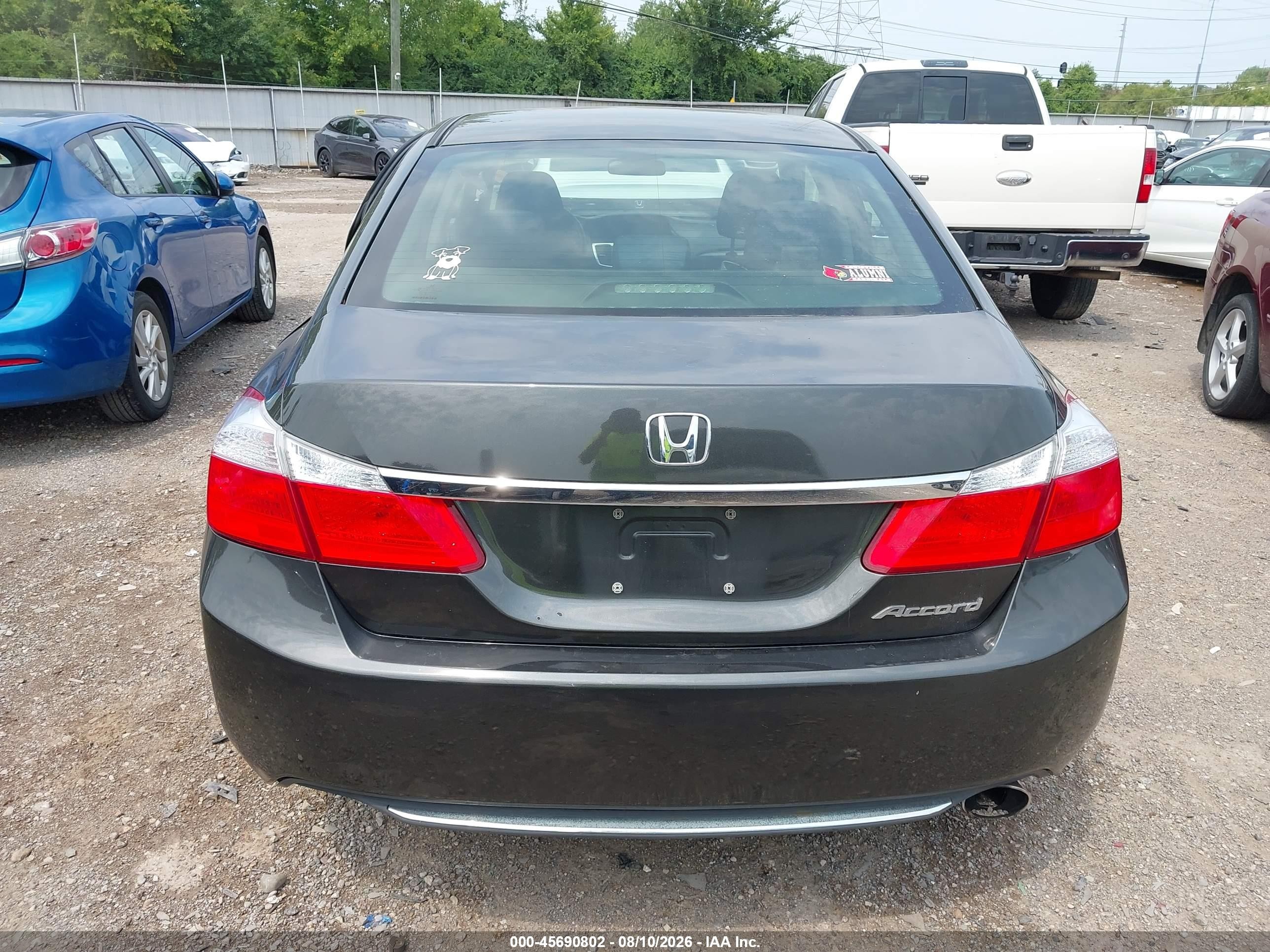 2014 Honda Accord Lx Gray vin: 1HGCR2F3XEA288922